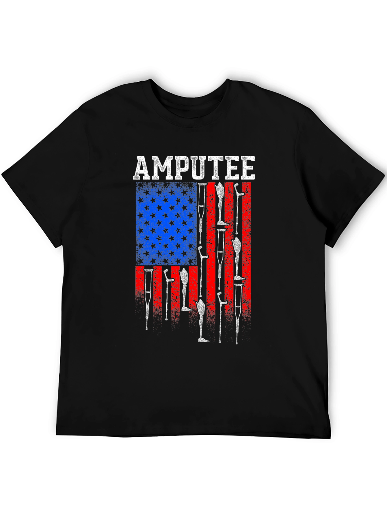 Amputee American Flag Graphic Tee