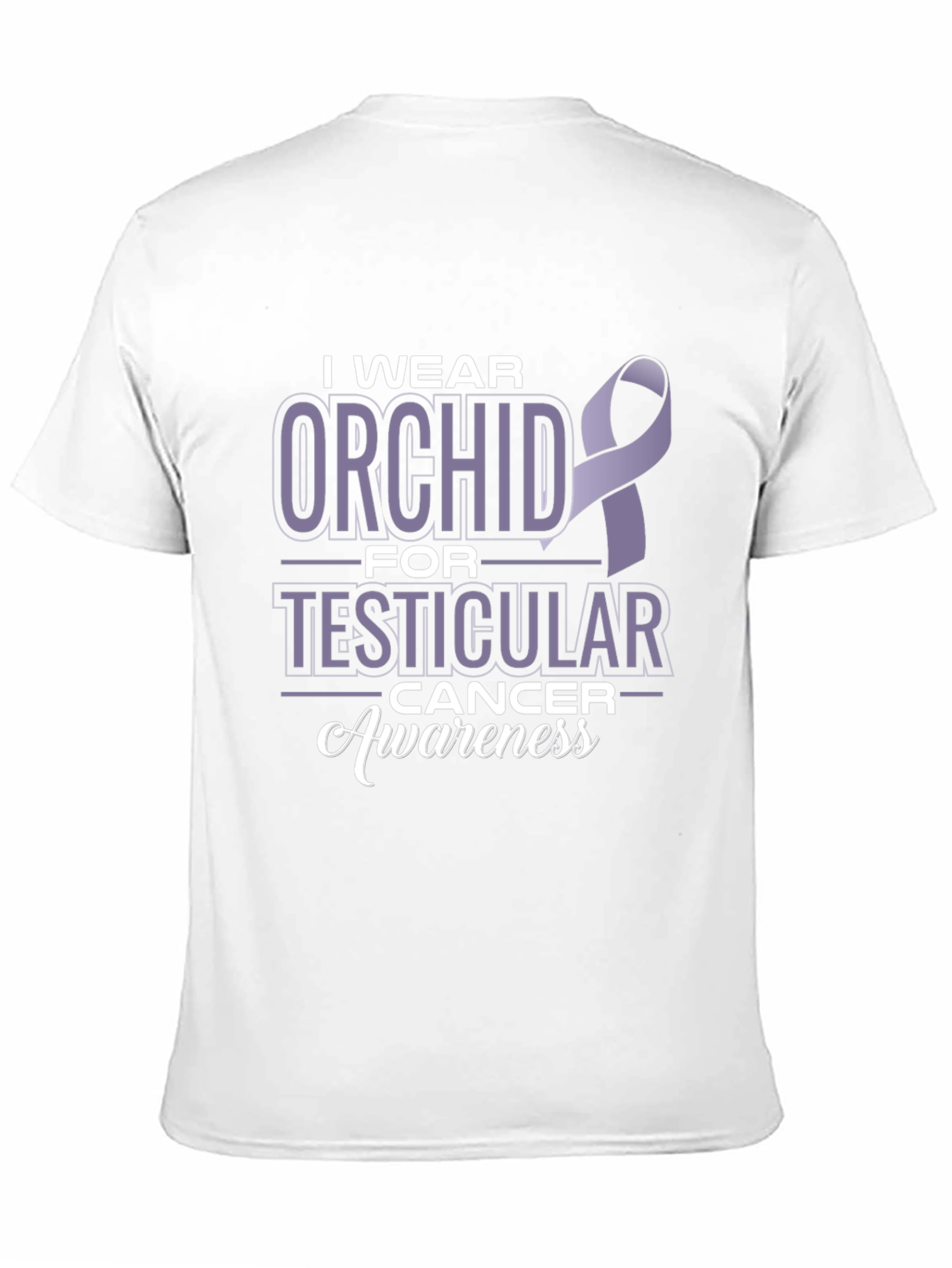 Orchid Testicular Cancer Awareness T-Shirt