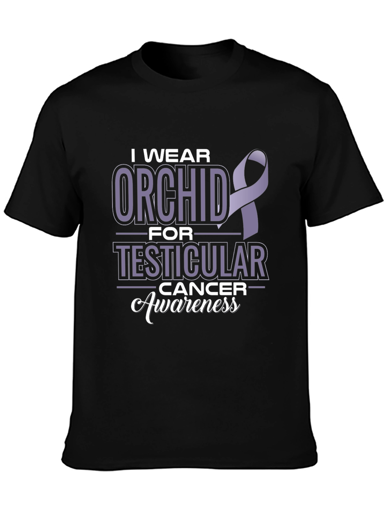 Orchid Testicular Cancer Awareness T-Shirt