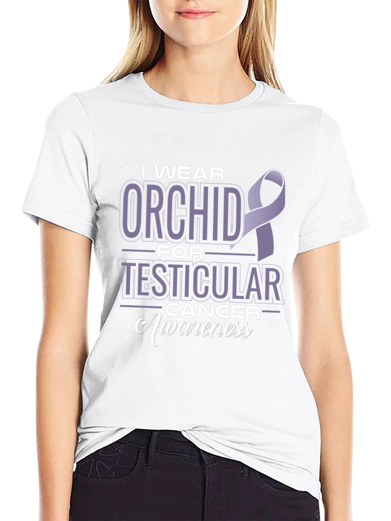 Orchid Testicular Cancer Awareness T-Shirt