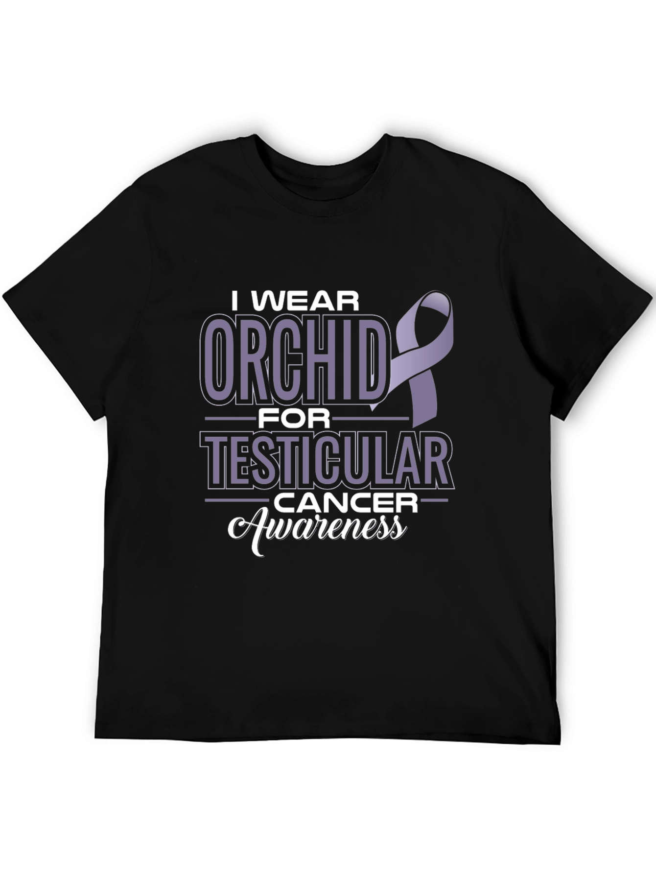 Orchid Testicular Cancer Awareness T-Shirt