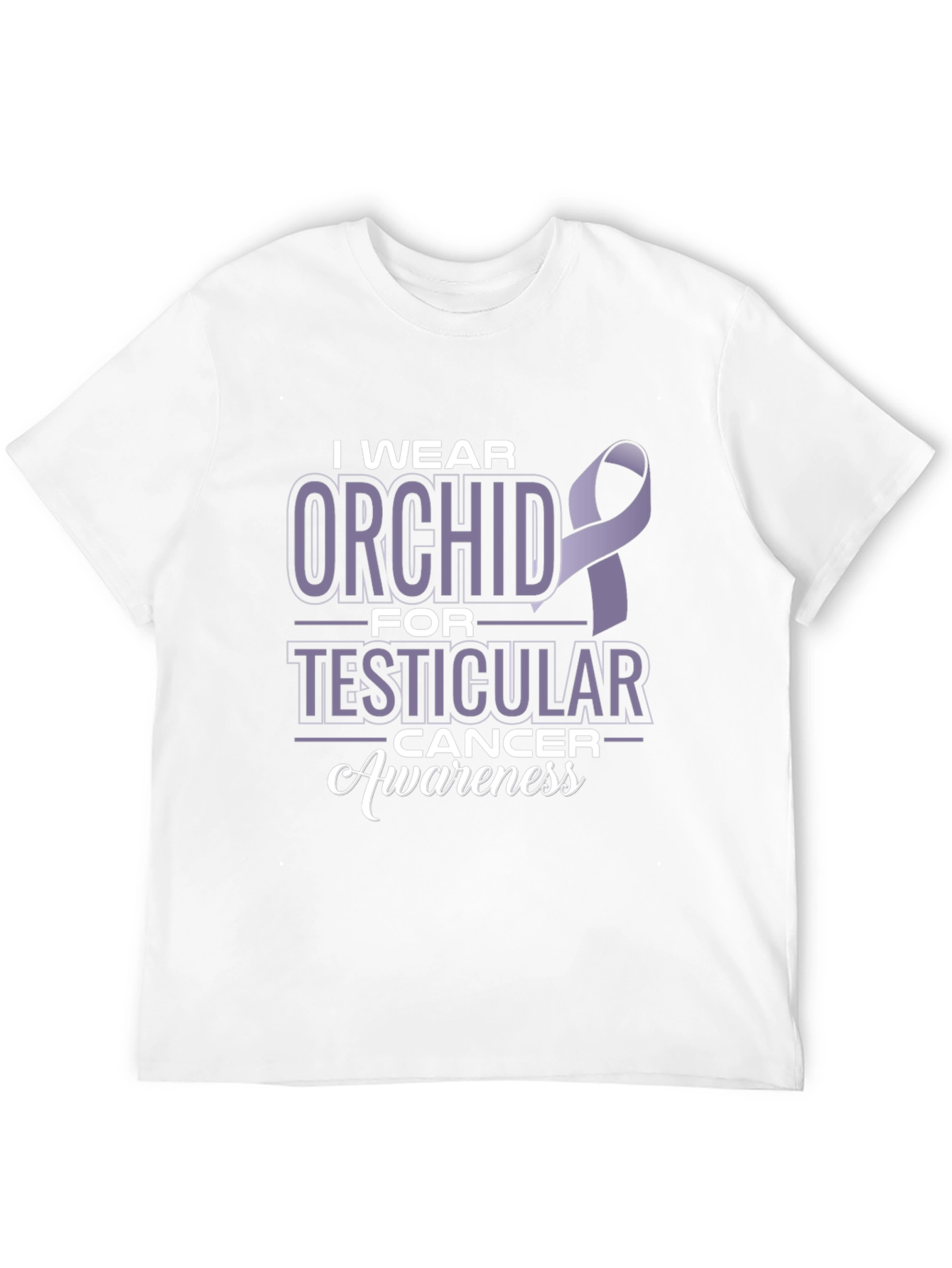 Orchid Testicular Cancer Awareness T-Shirt