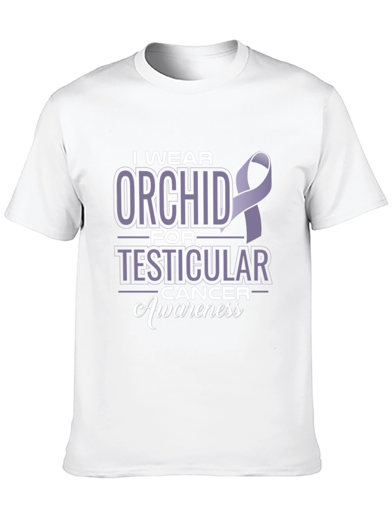 Orchid Testicular Cancer Awareness T-Shirt