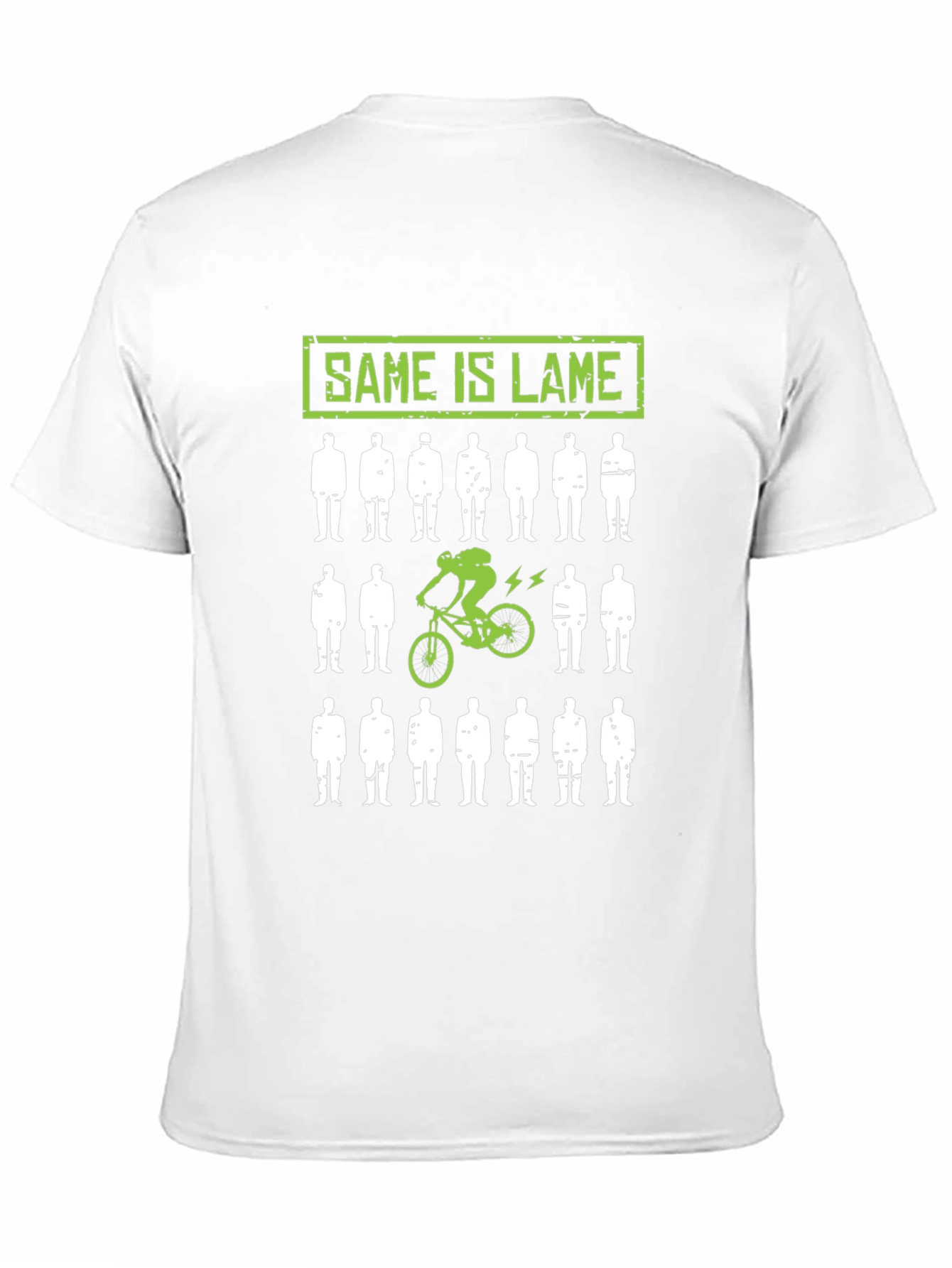 Same is Lame Mountain Biker Graphic T-Shirt
