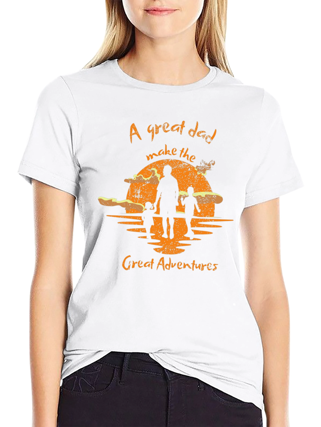 Great Dad Adventures Graphic Tee - Black