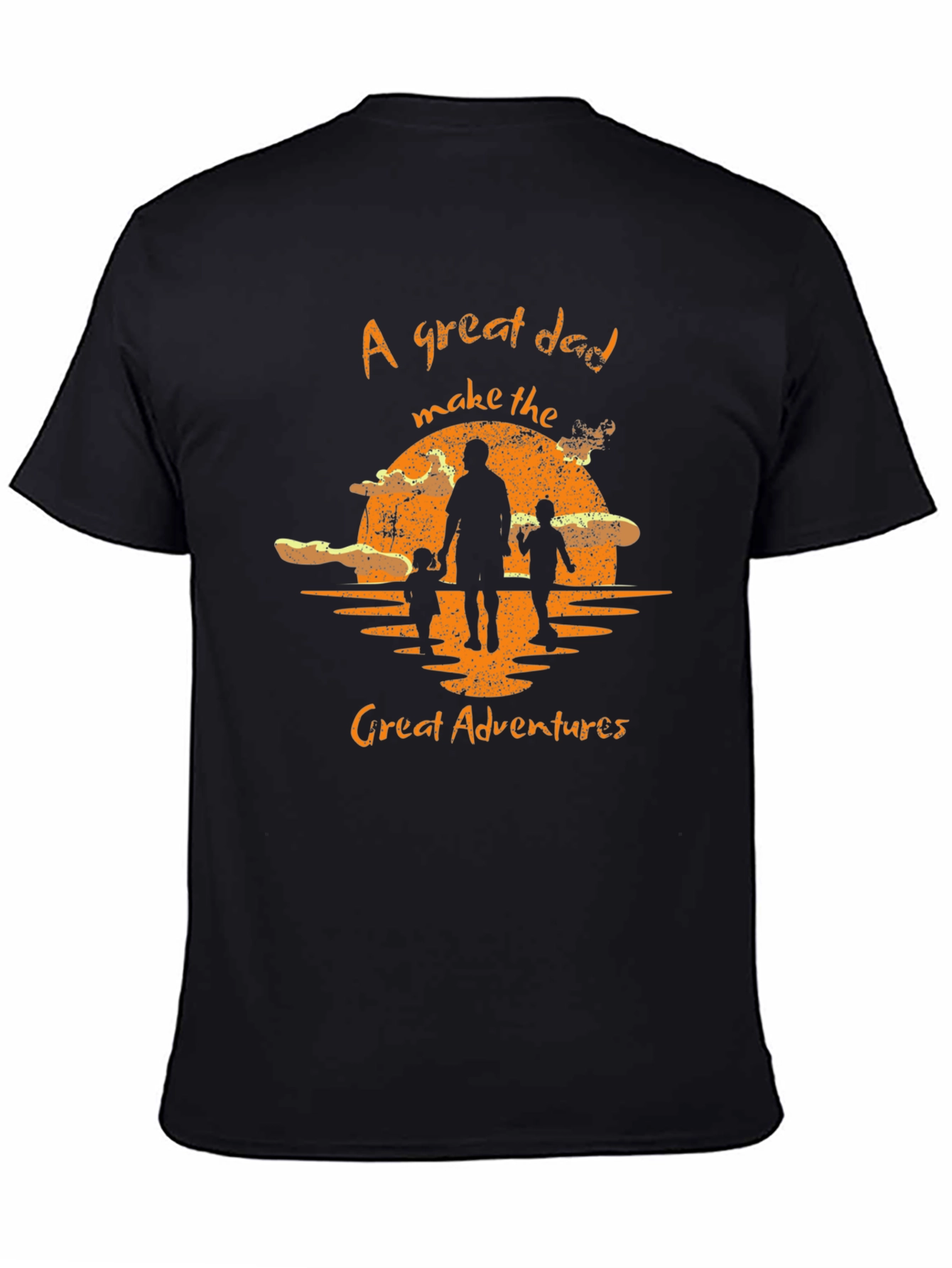 Great Dad Adventures Graphic Tee - Black
