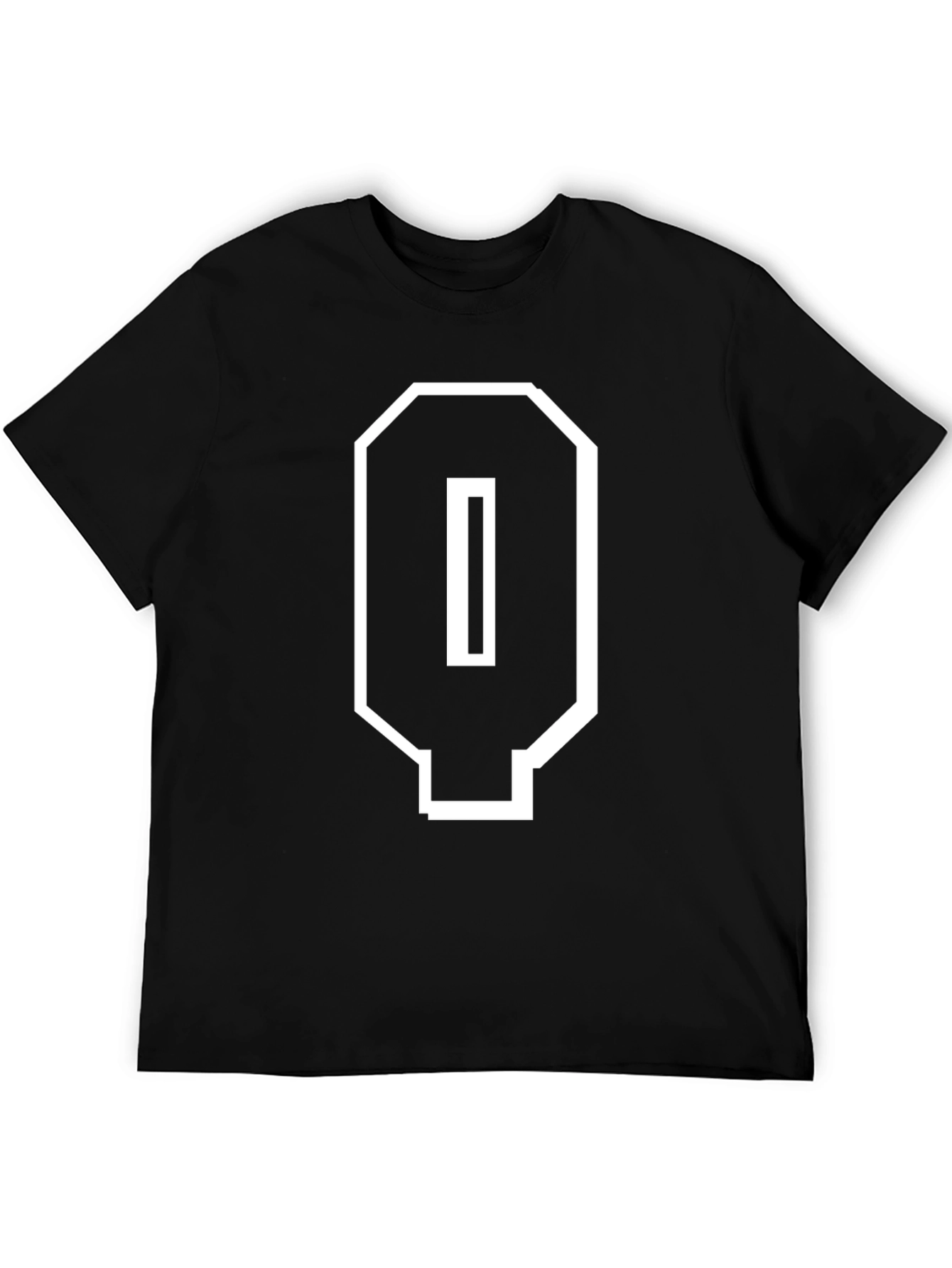 Modern Letter Q Graphic T-Shirt