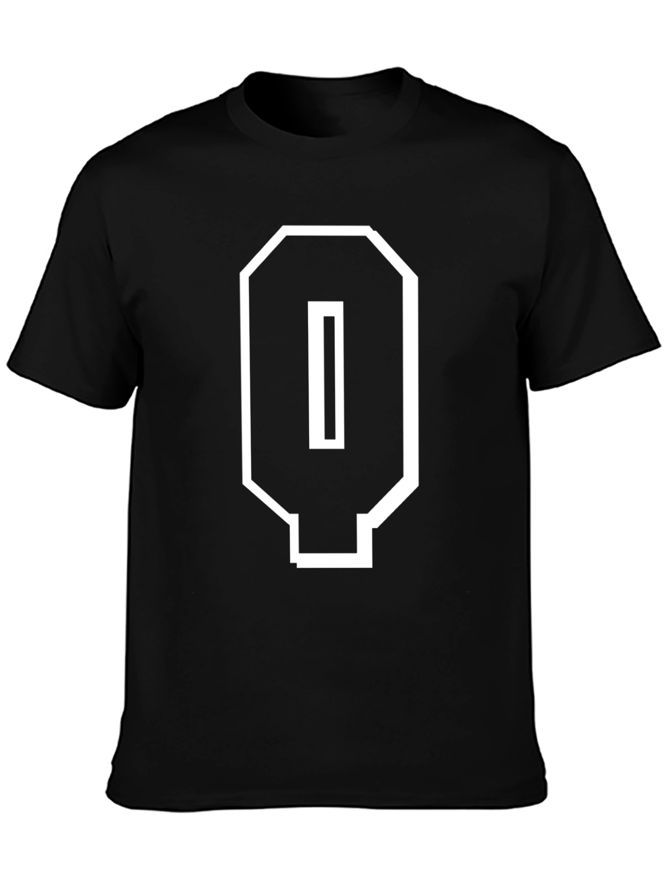 Modern Letter Q Graphic T-Shirt