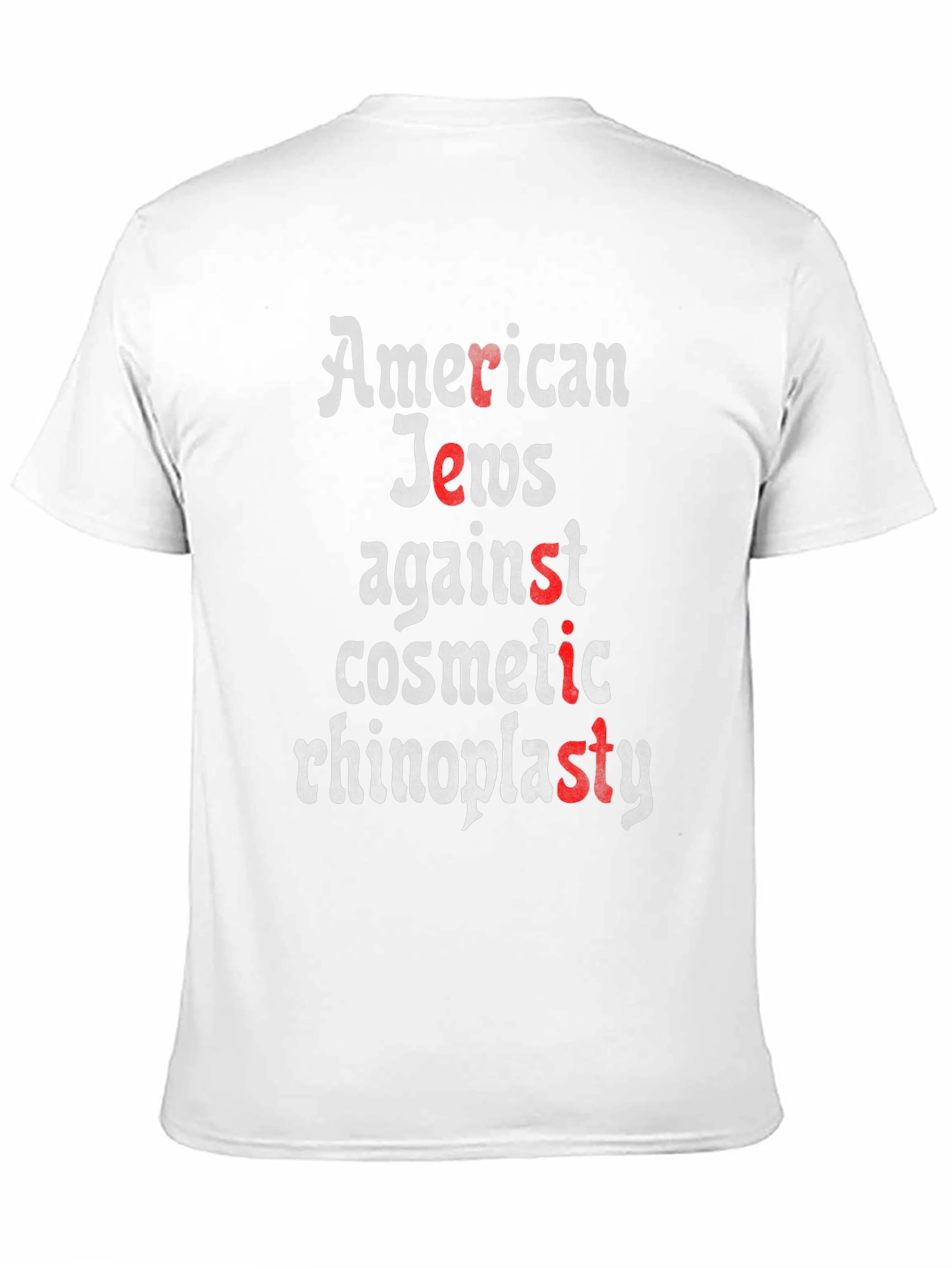 American Jews Against Cosmetic Rhinoplasty T-Shirt