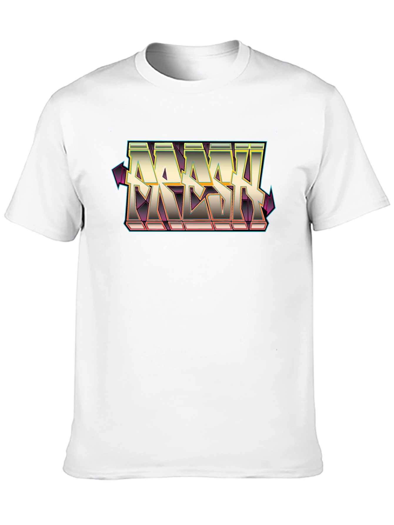 Fresh Graphic Tee - Street Style Black Cotton T-Shirt