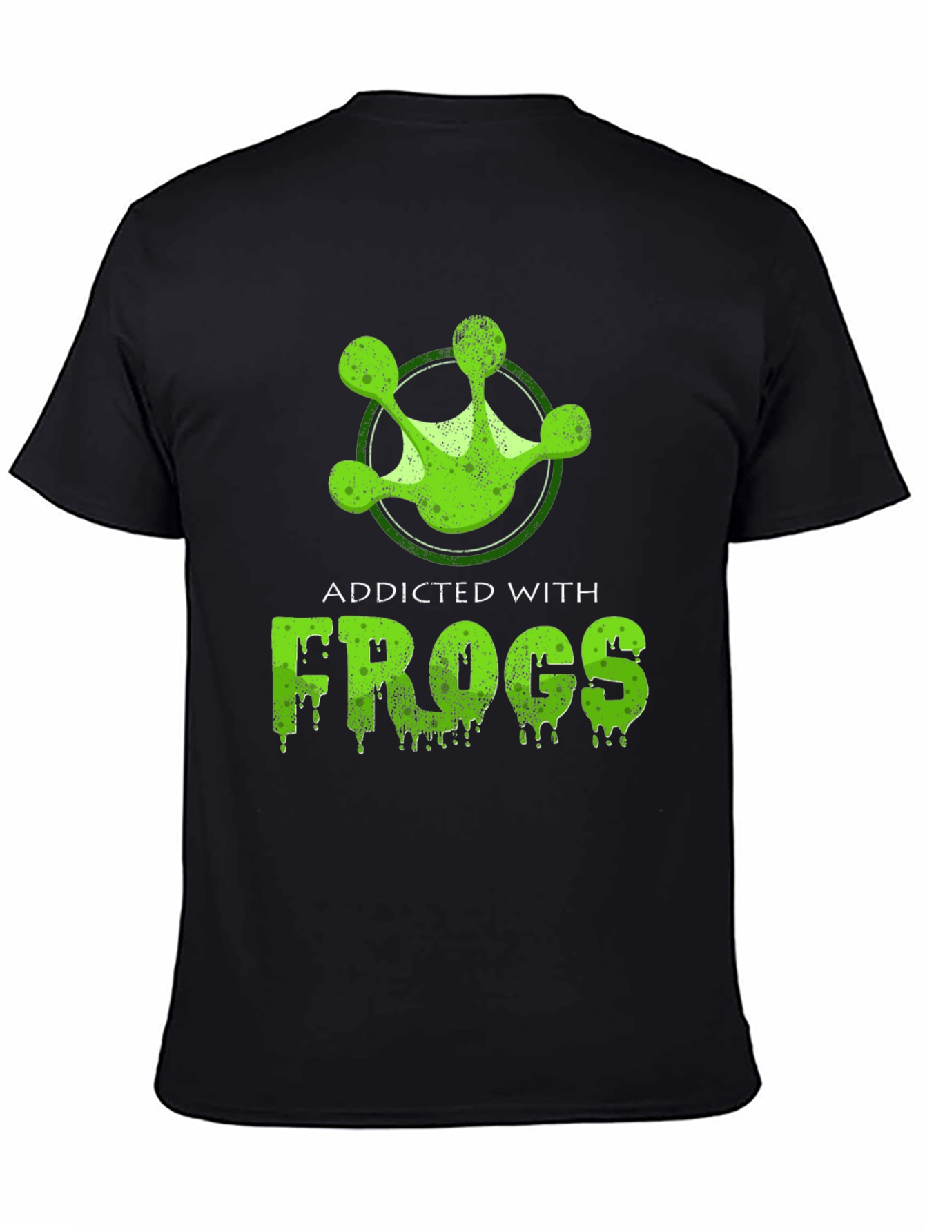 Addicted With Frogs Graphic Tee