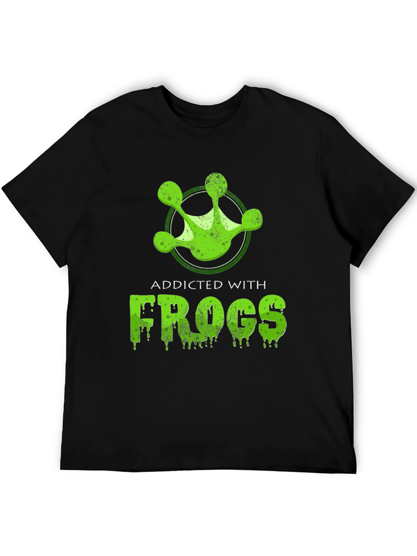 Addicted With Frogs Graphic Tee