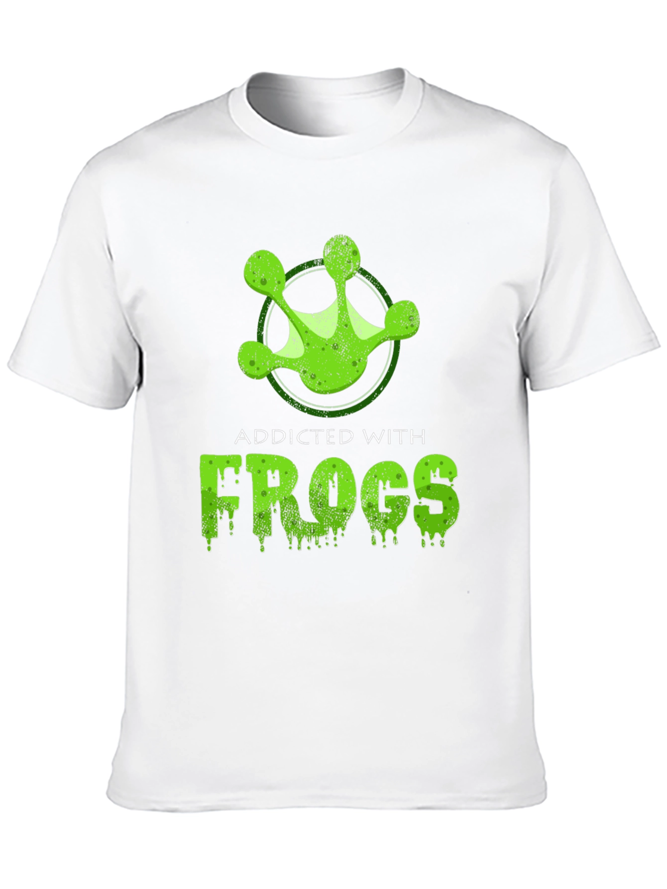 Addicted With Frogs Graphic Tee