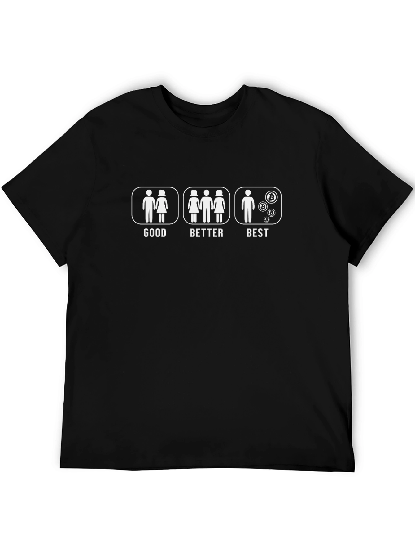 Bitcoin Lover Best Black T-Shirt