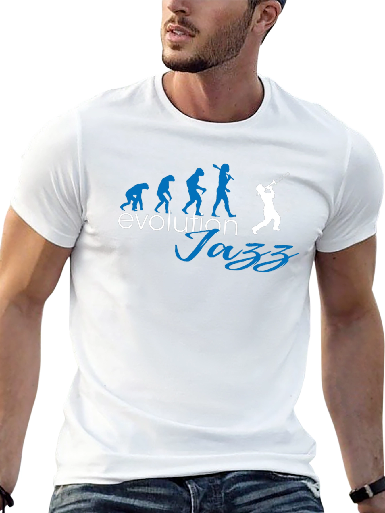 Evolution of Jazz Black T-Shirt