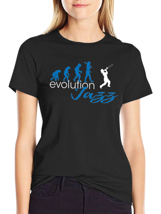 Evolution of Jazz Black T-Shirt