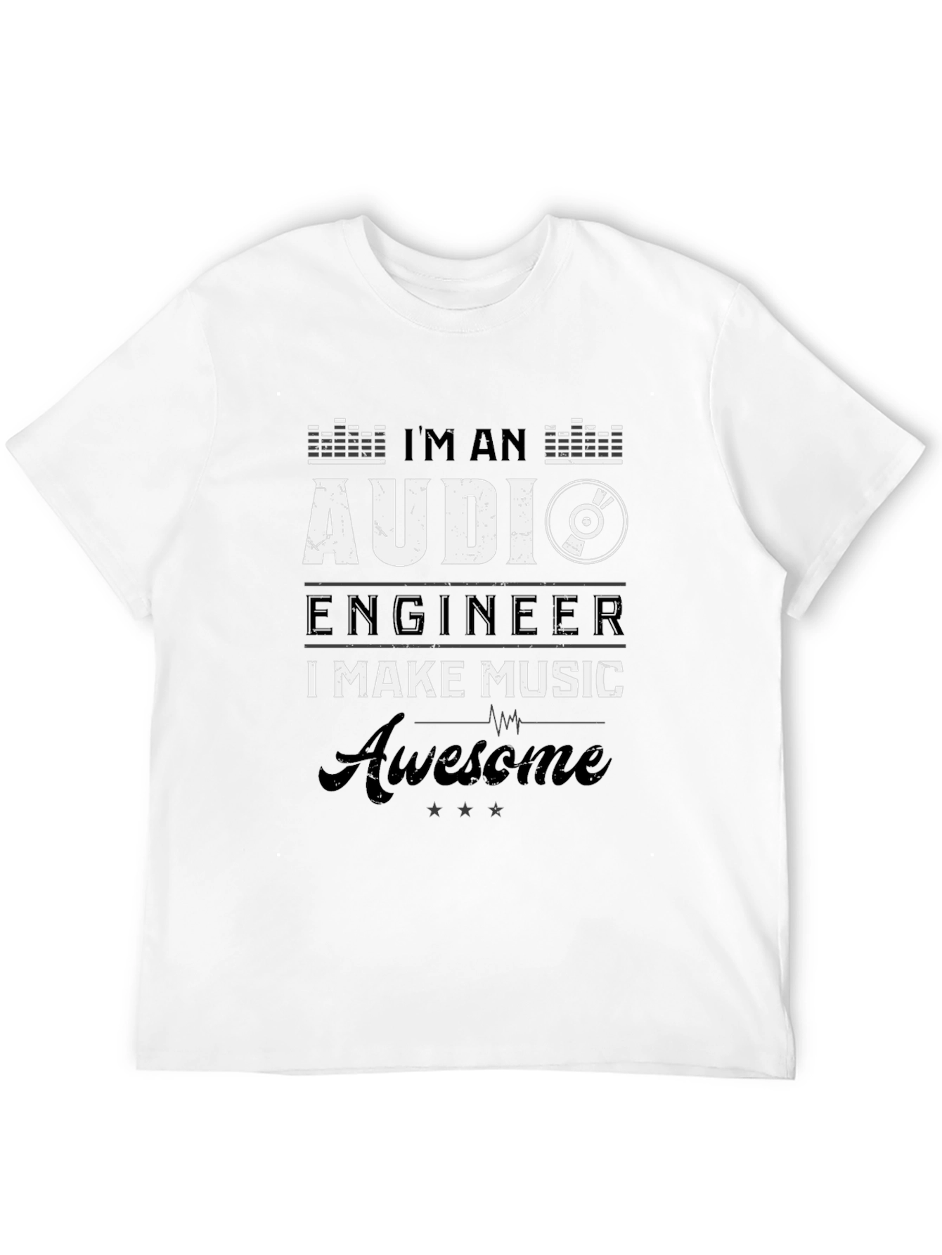 Audi Engineer Music T-Shirt - Awesome Gift