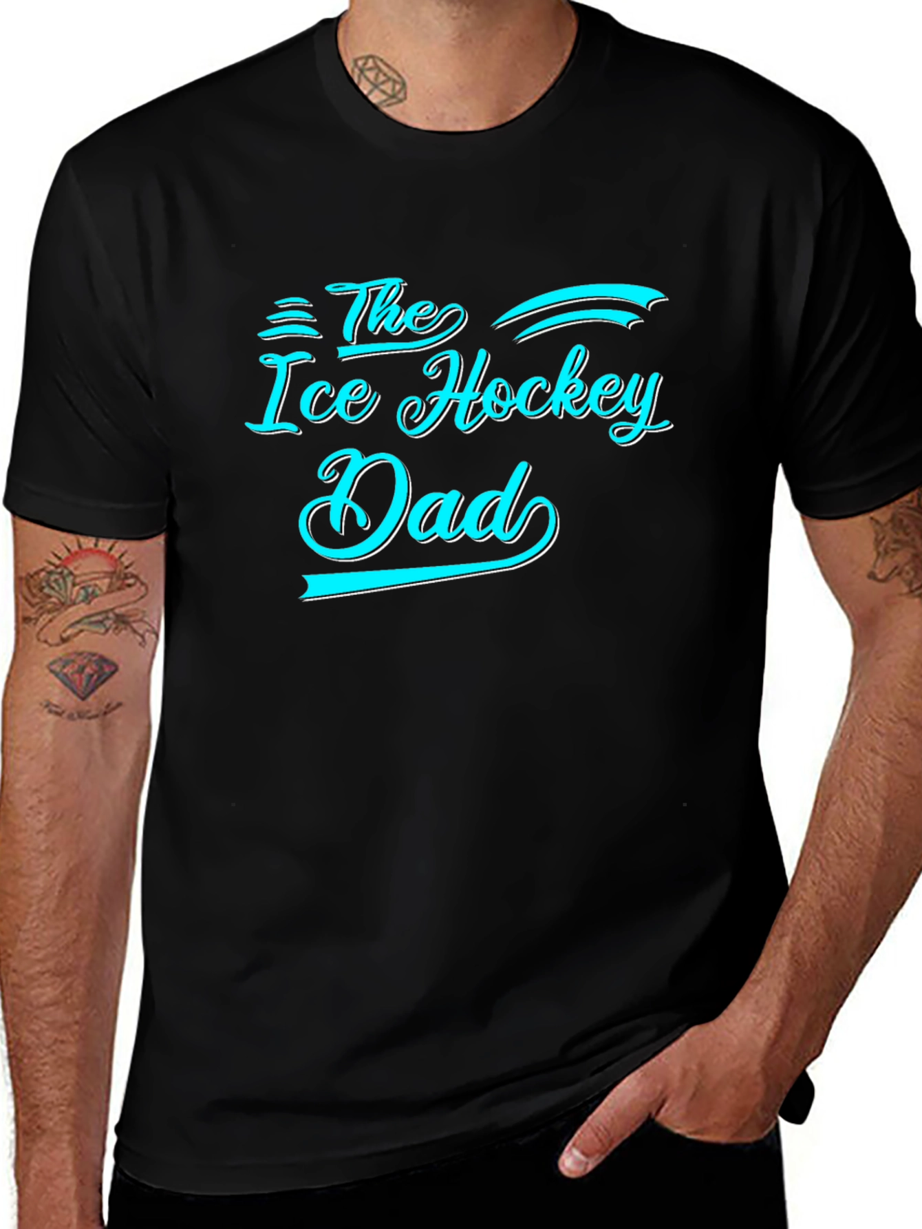 The Ice Hockey Dad Graphic Tee