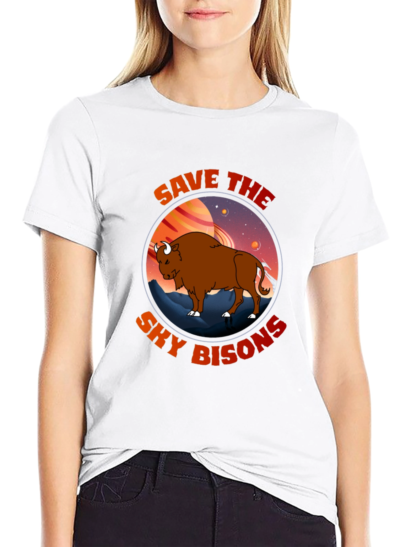 Save The Sky Bisons Graphic T-Shirt
