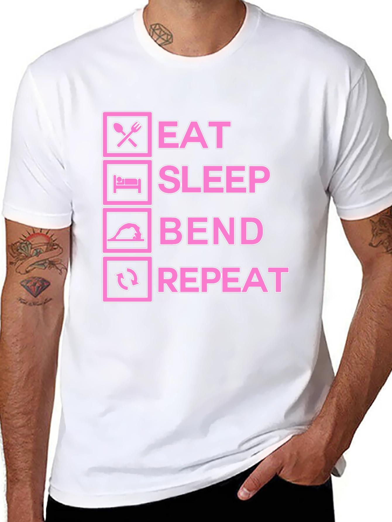 Eat Sleep Bend Repeat T-Shirt