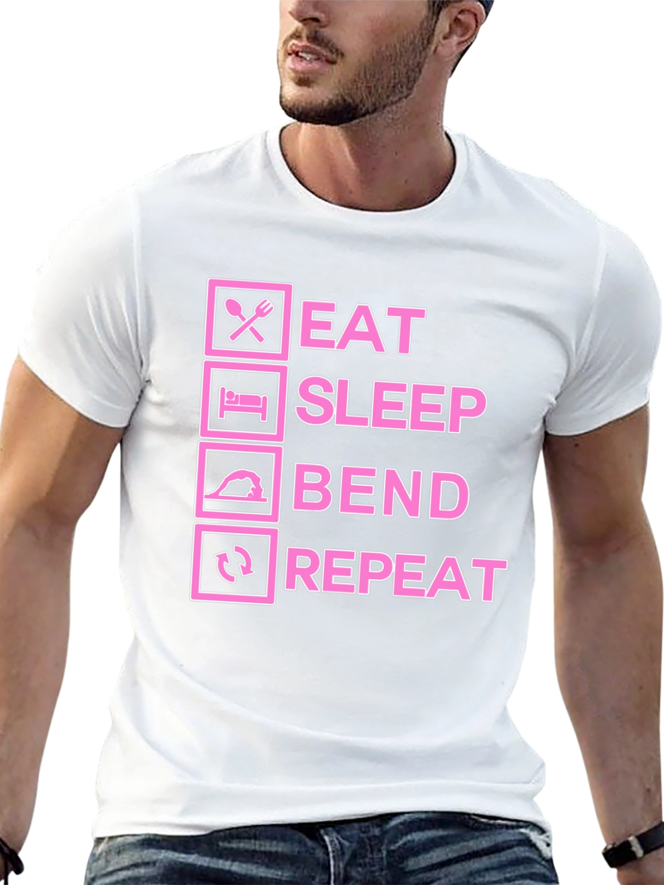 Eat Sleep Bend Repeat T-Shirt