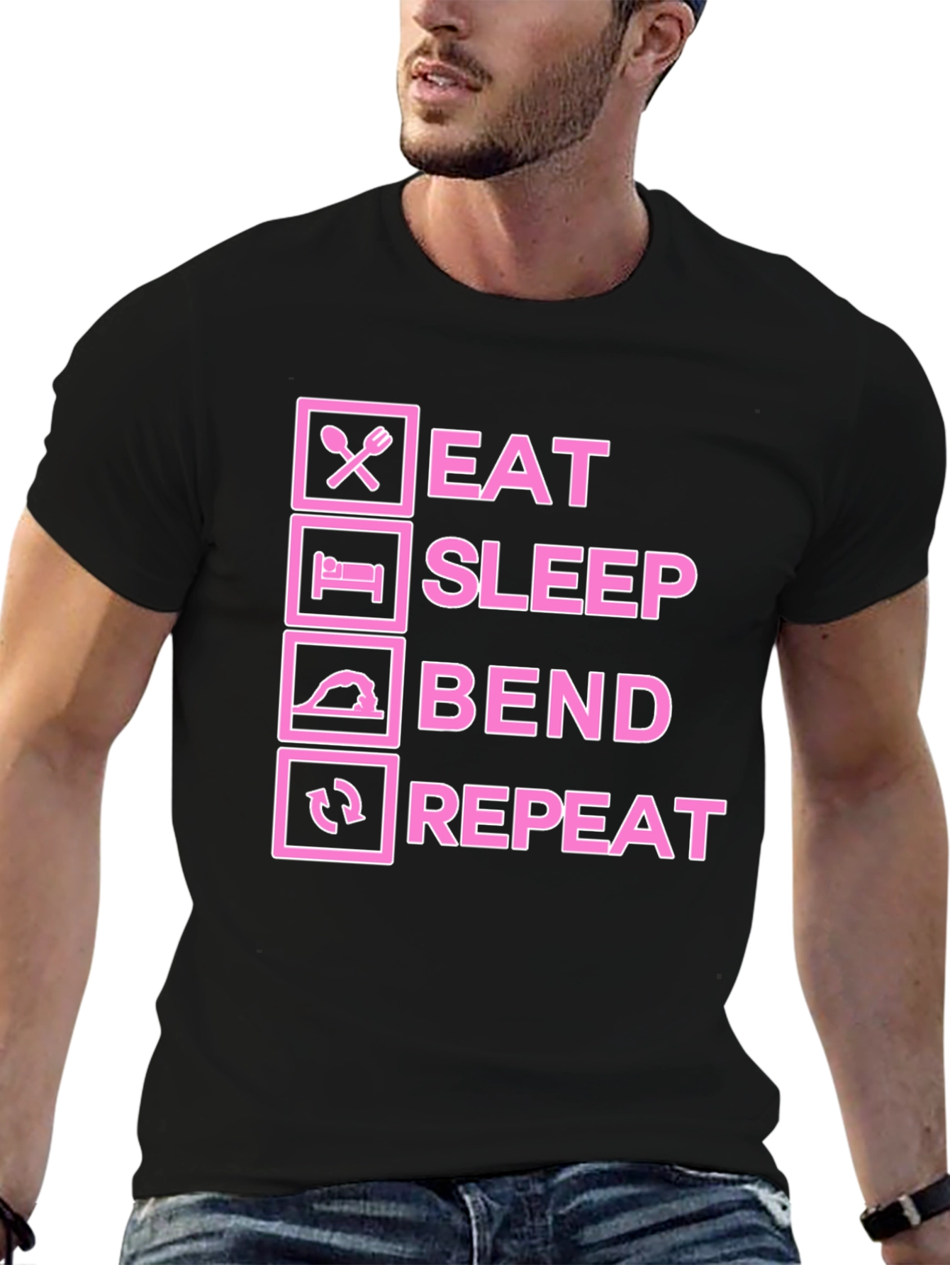Eat Sleep Bend Repeat T-Shirt