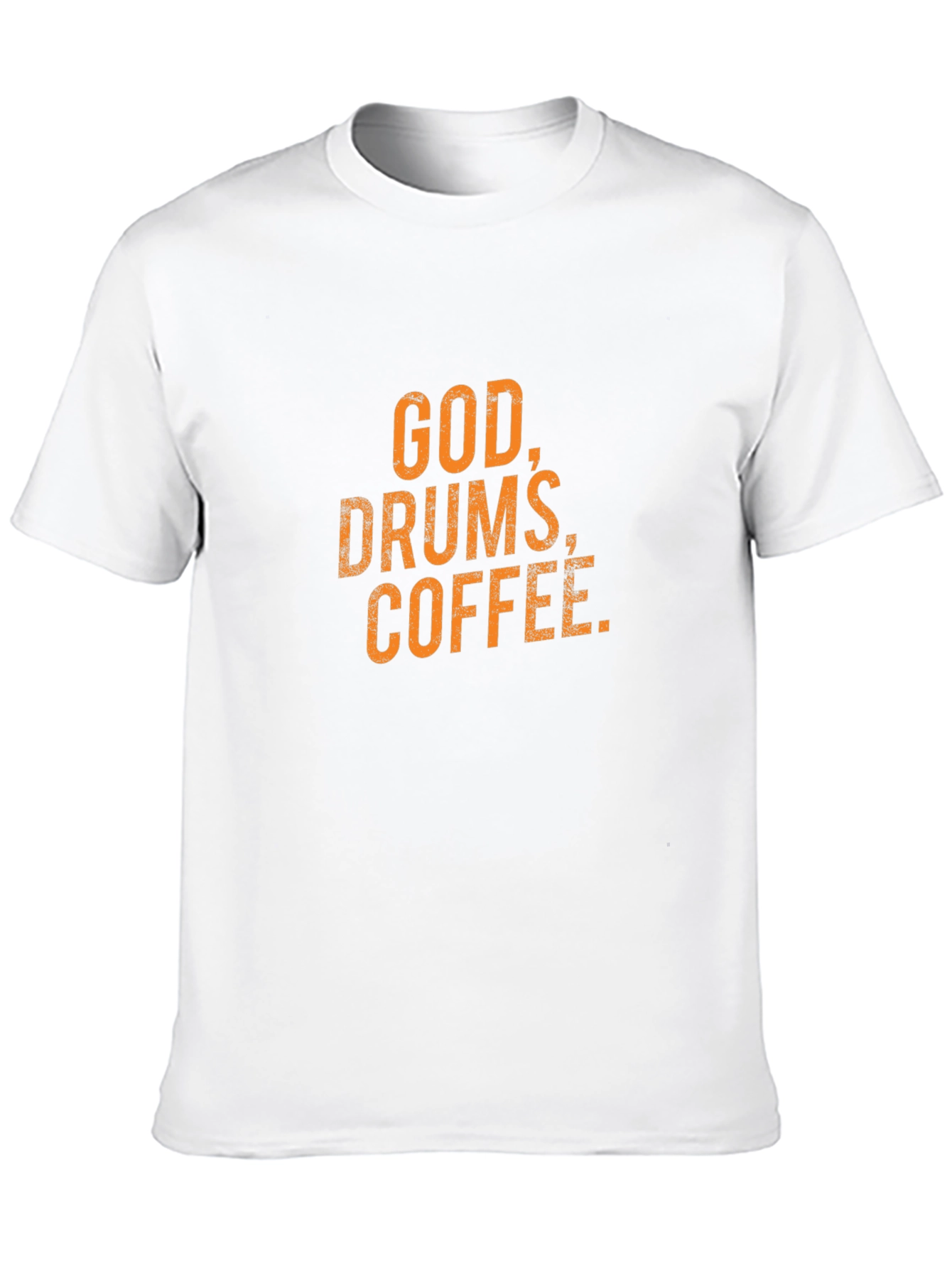 God Drums Coffee - Black Graphic Tee