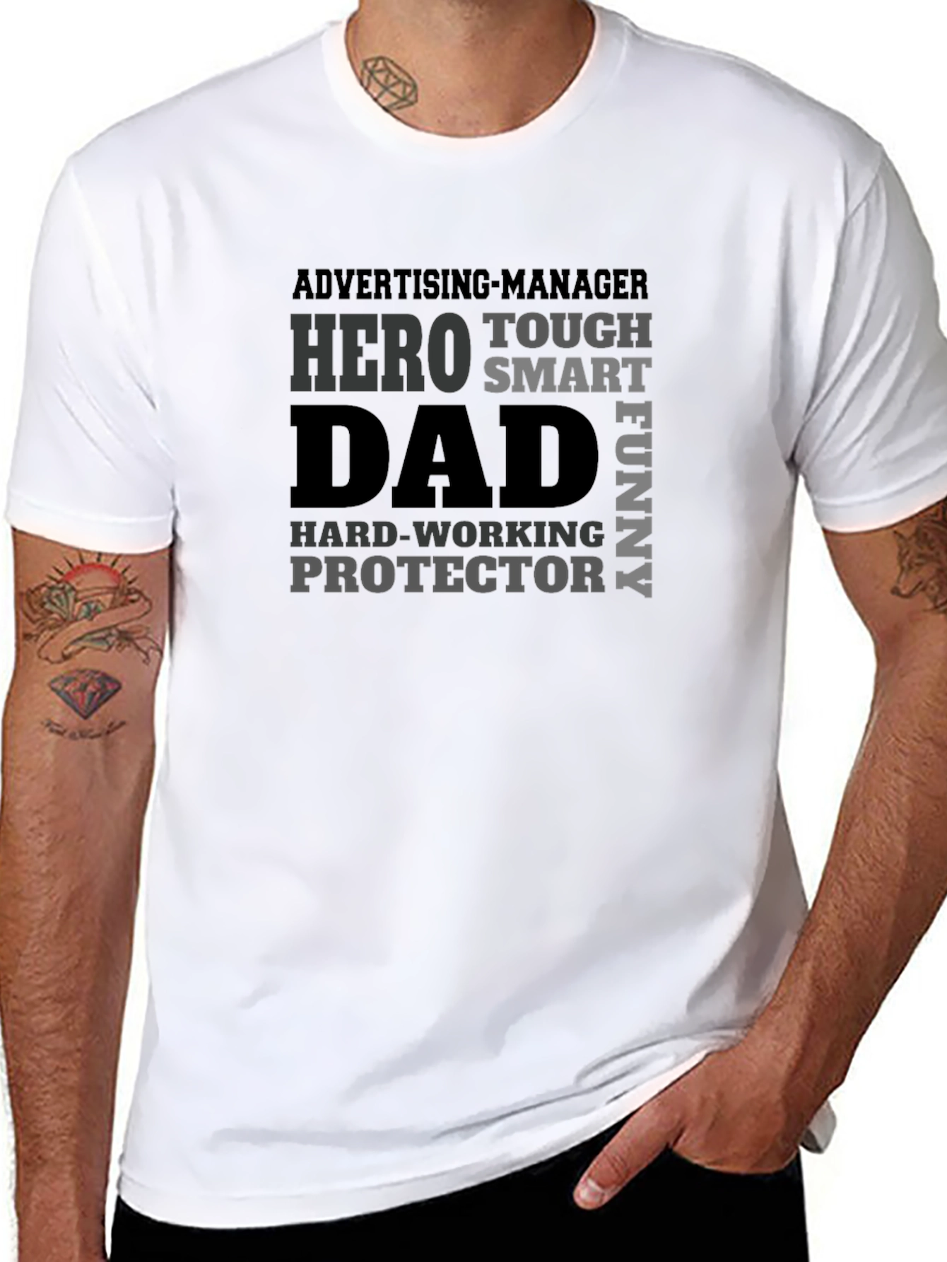 Dad Hero Graphic Tee - Fathers Day Gift