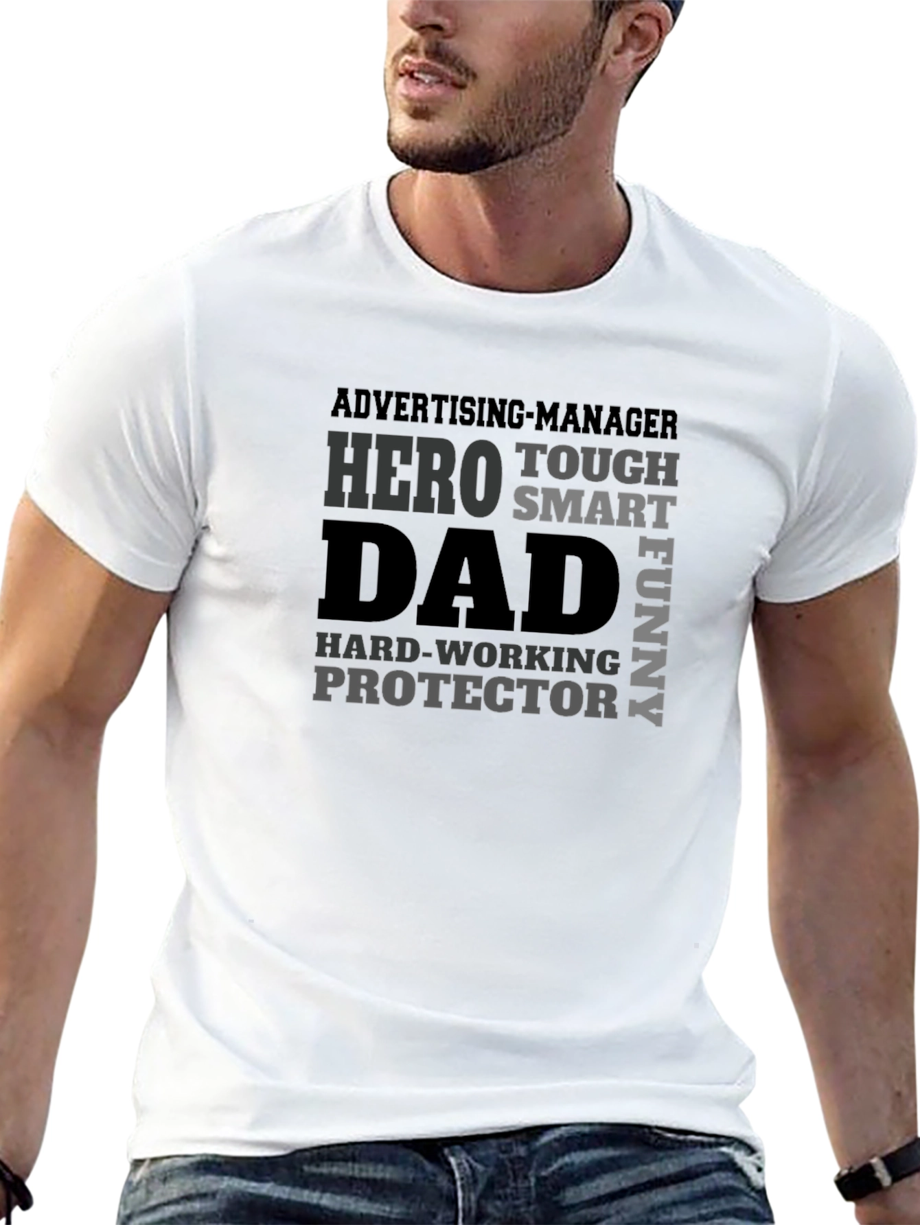 Dad Hero Graphic Tee - Fathers Day Gift