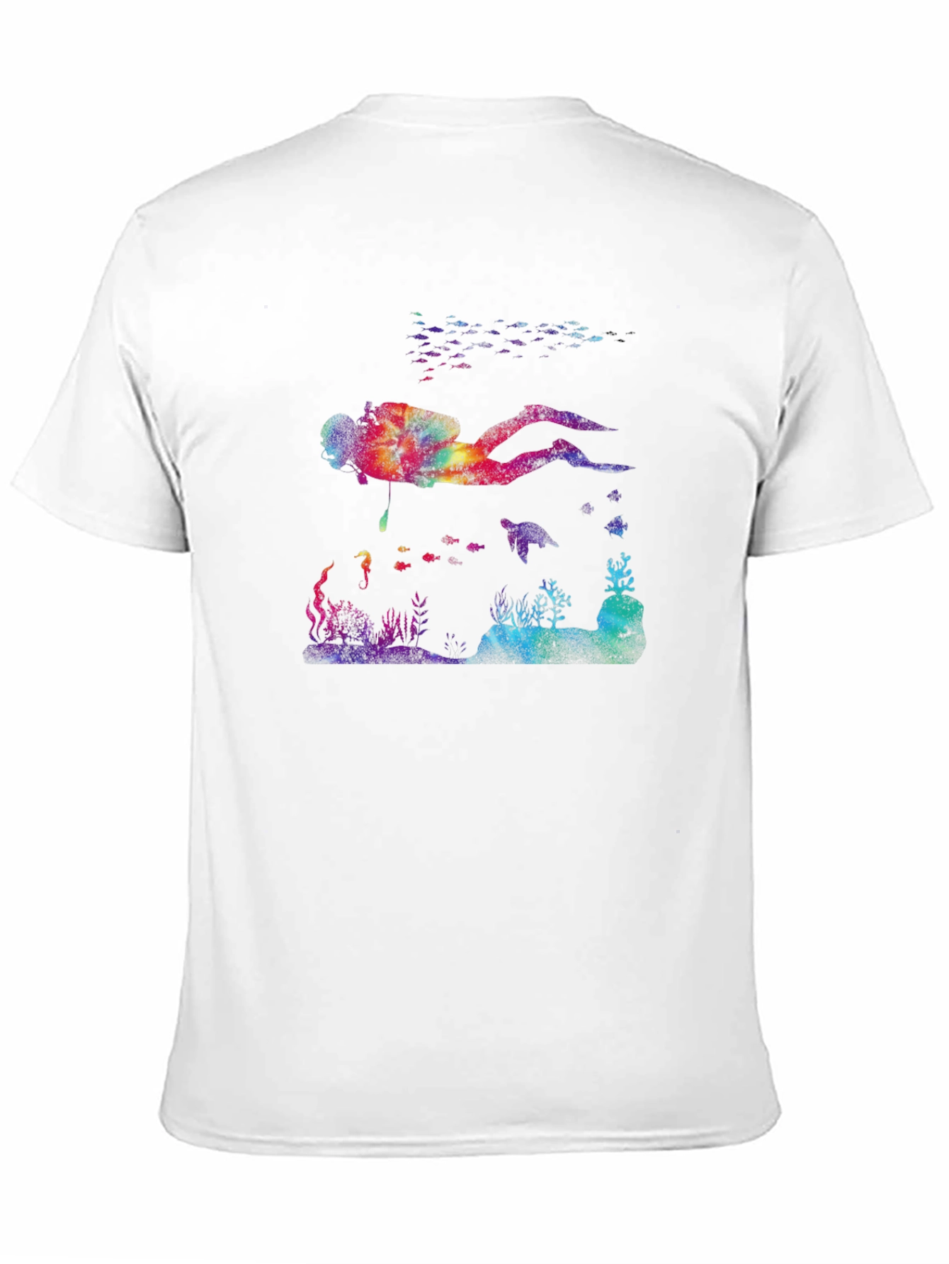 Scuba Diver Graphic Tee - Black
