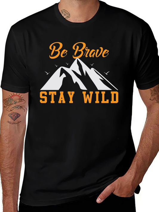 Be Brave Stay Wild Graphic Tee