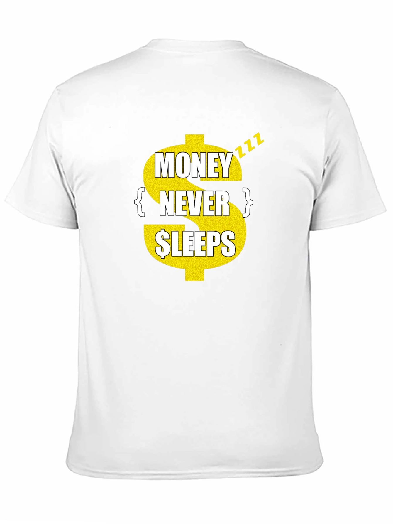Money Never Sleeps Graphic T-Shirt
