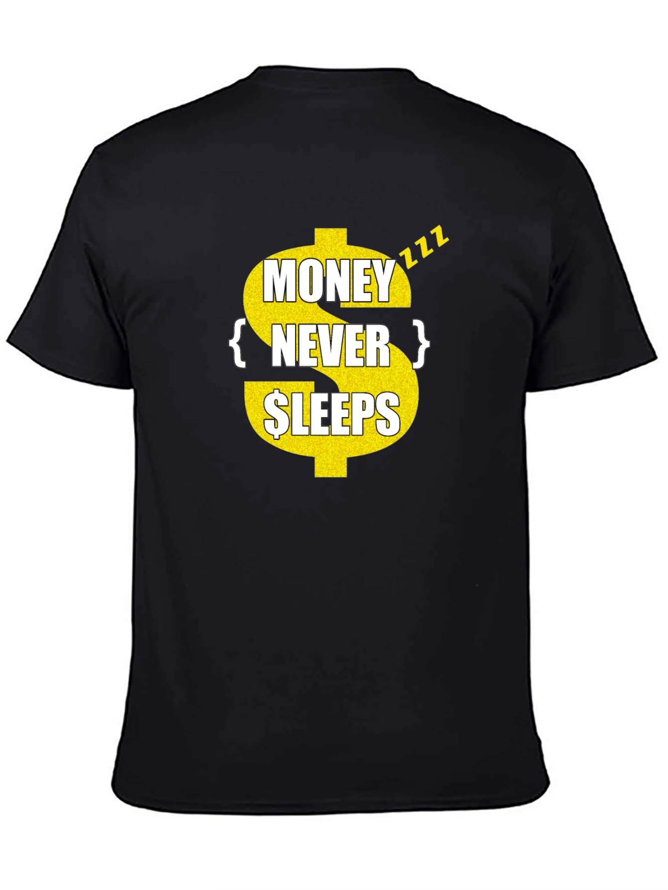 Money Never Sleeps Graphic T-Shirt