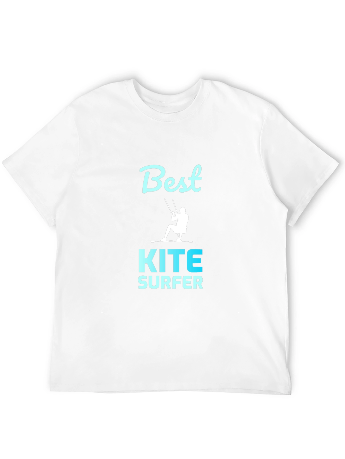 Best Kite Surfer Graphic Tee - Black