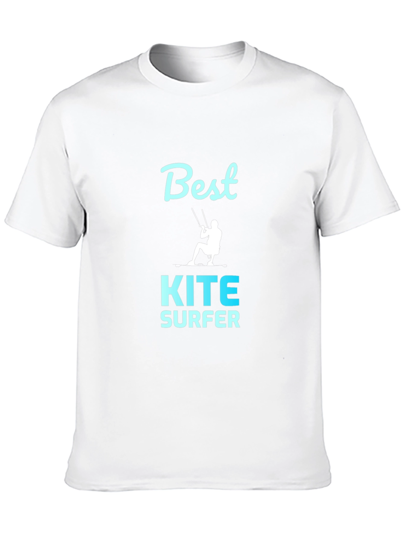 Best Kite Surfer Graphic Tee - Black