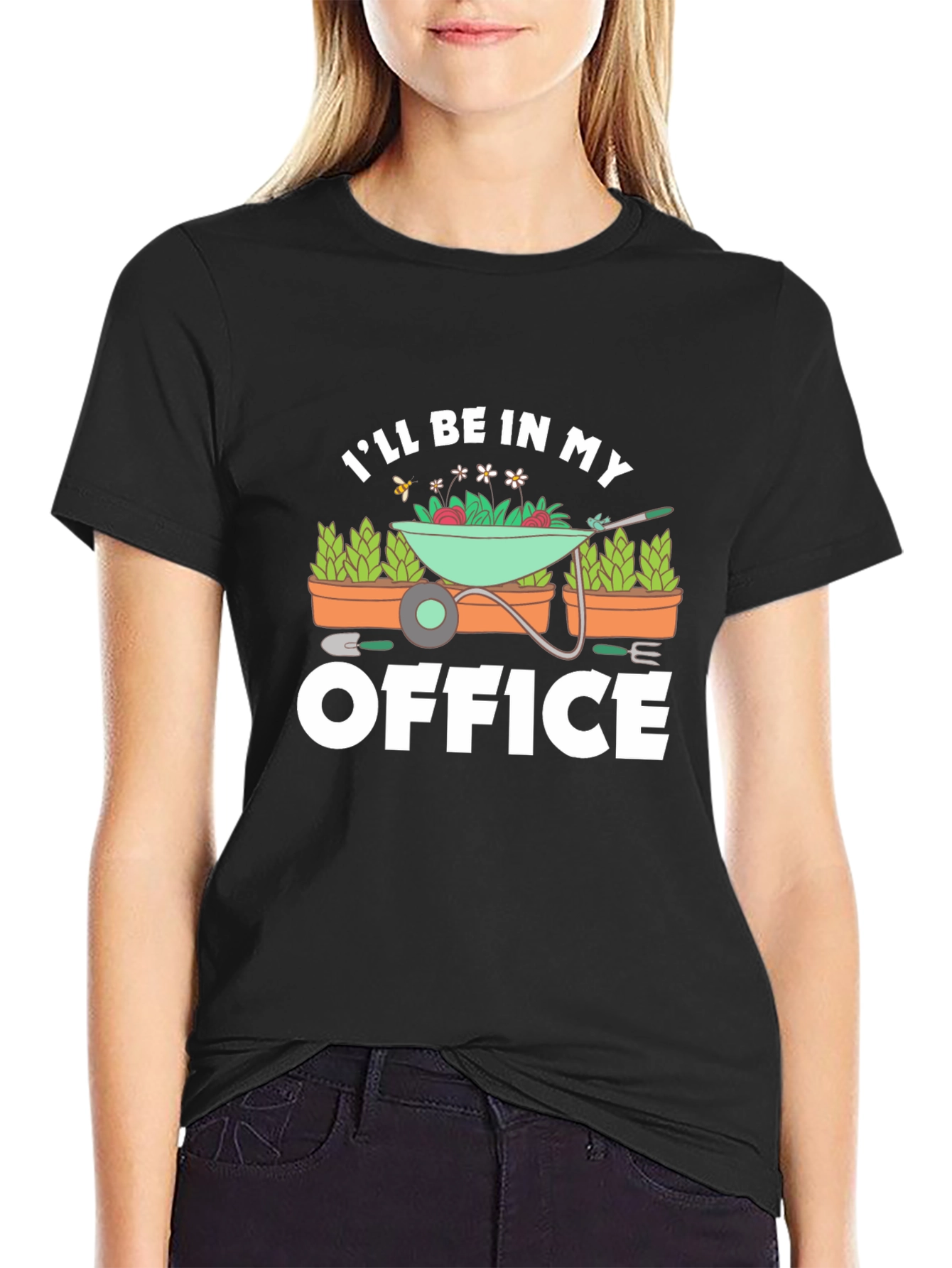 Gardener T-Shirt - Ill Be In My Office Gardening