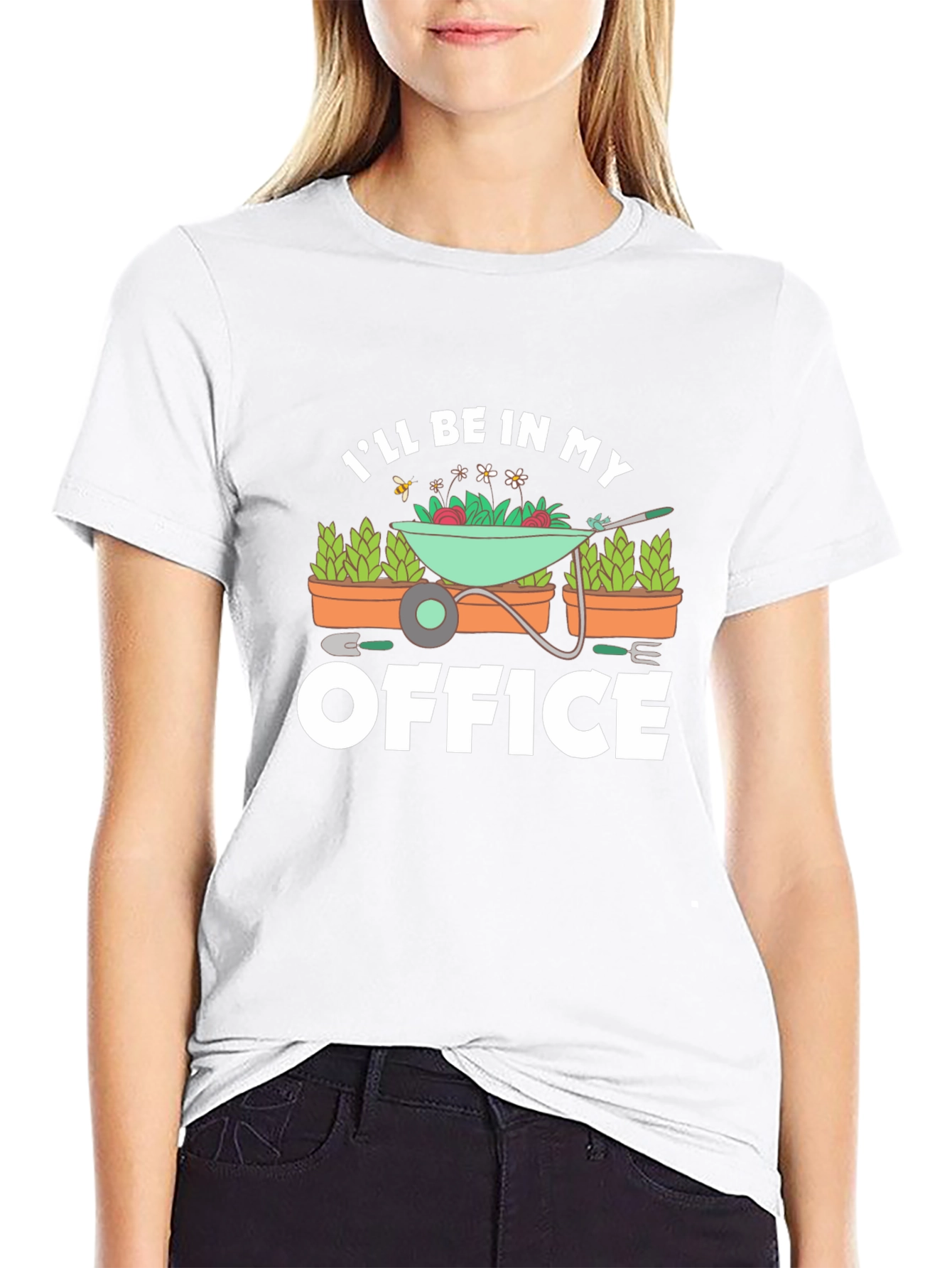 Gardener T-Shirt - Ill Be In My Office Gardening