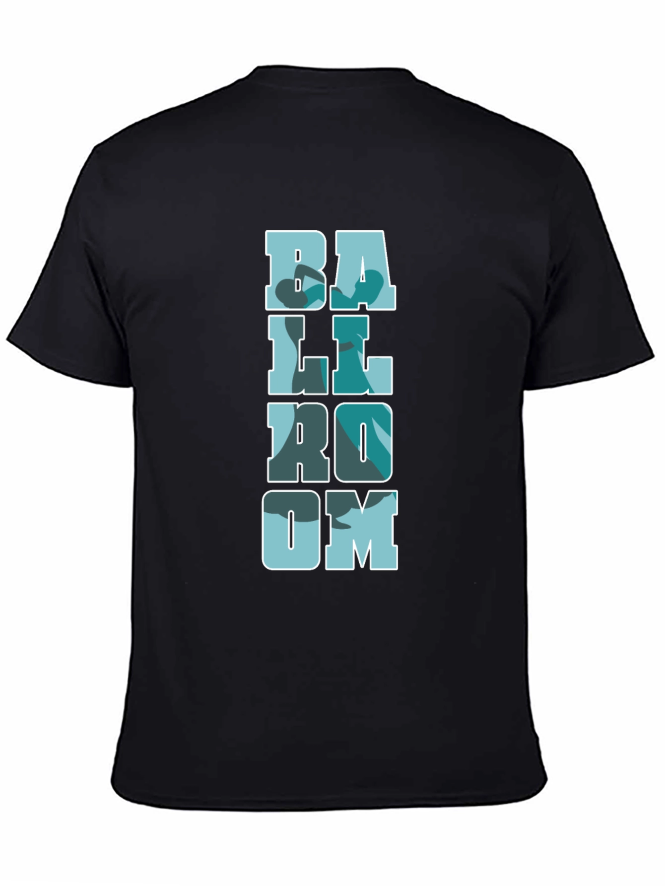 Ballroom Camo Print Black T-Shirt