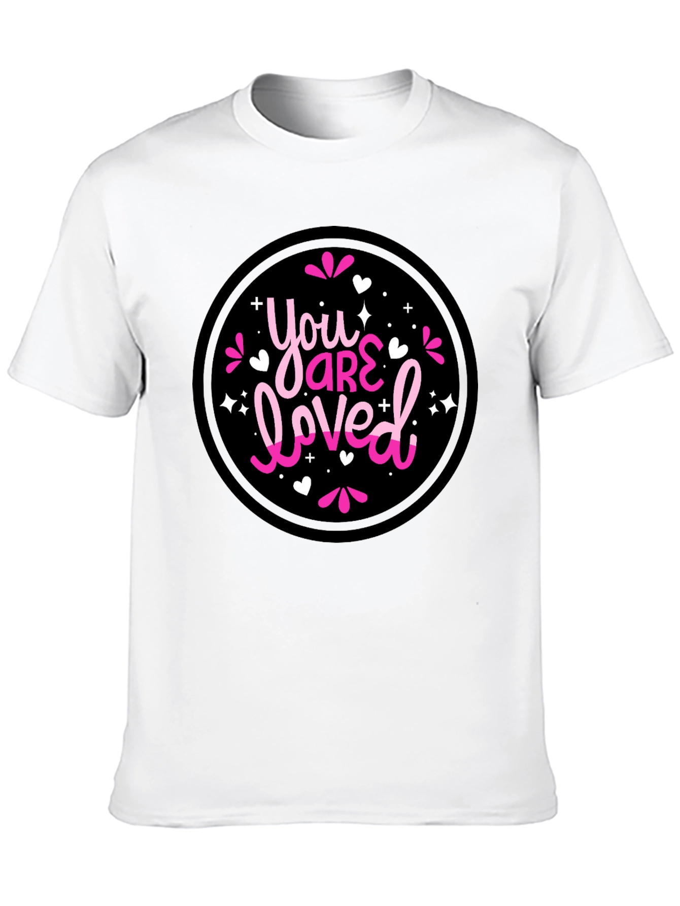You Are Loved Graphic T-Shirt - Black