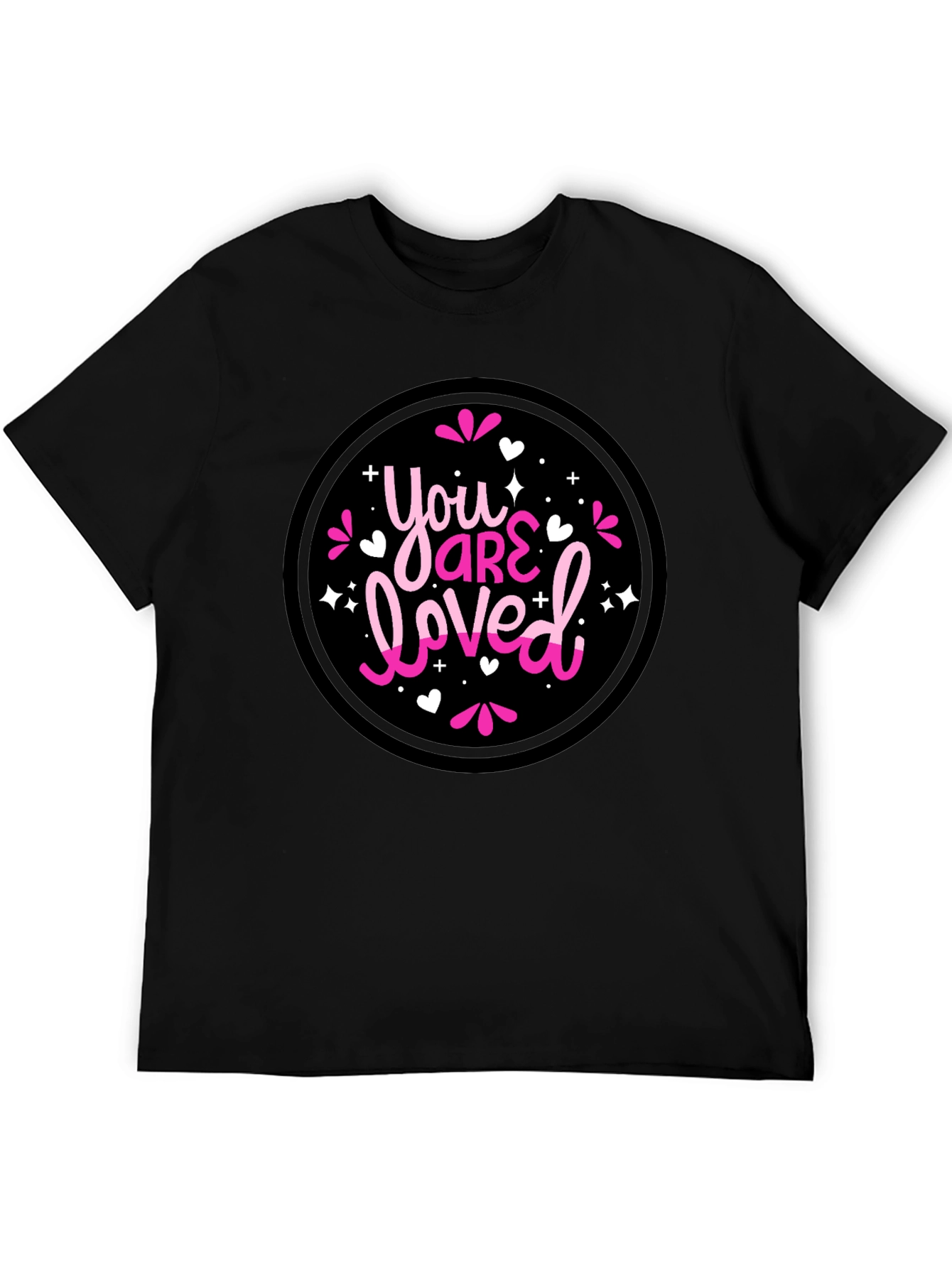 You Are Loved Graphic T-Shirt - Black
