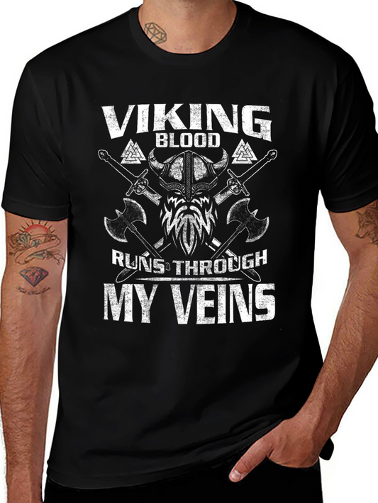 Viking Blood Runs Through My Veins T-Shirt