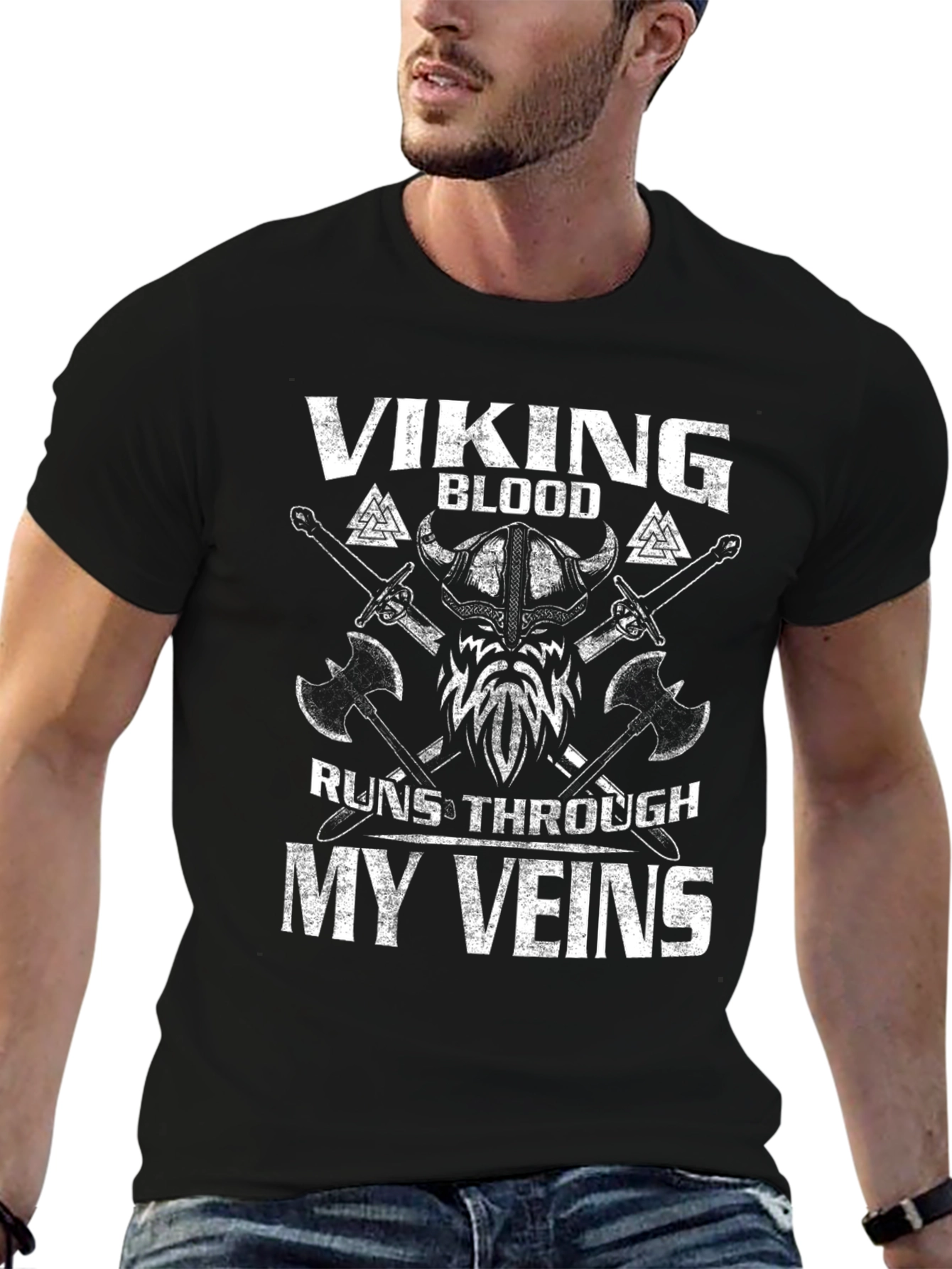 Viking Blood Runs Through My Veins T-Shirt