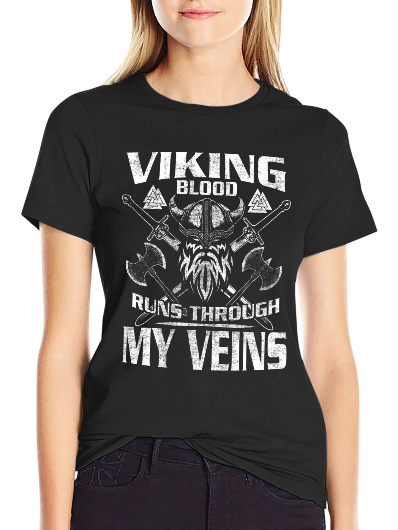 Viking Blood Runs Through My Veins T-Shirt