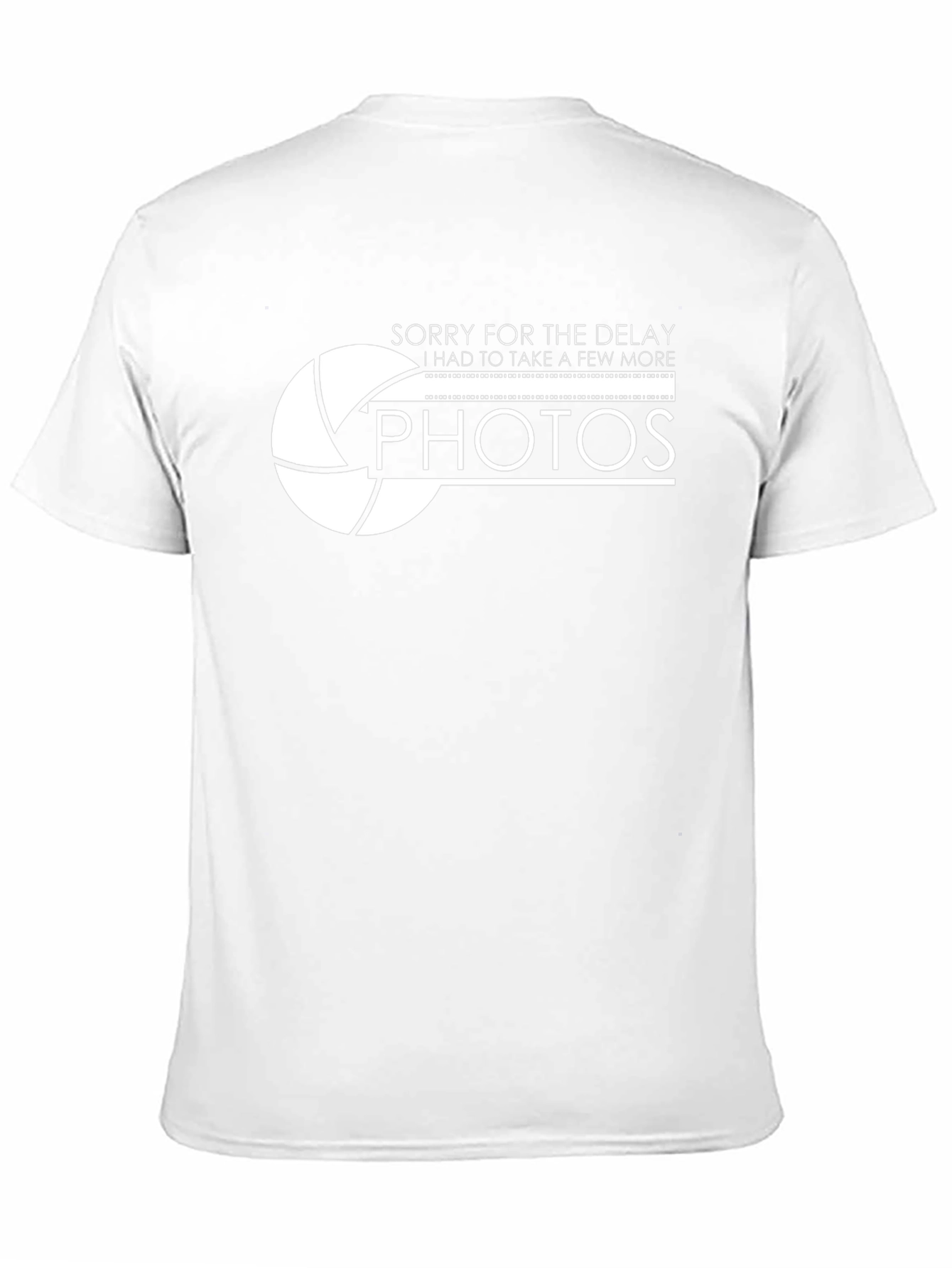 Sorry For The Delay Photos Graphic T-Shirt