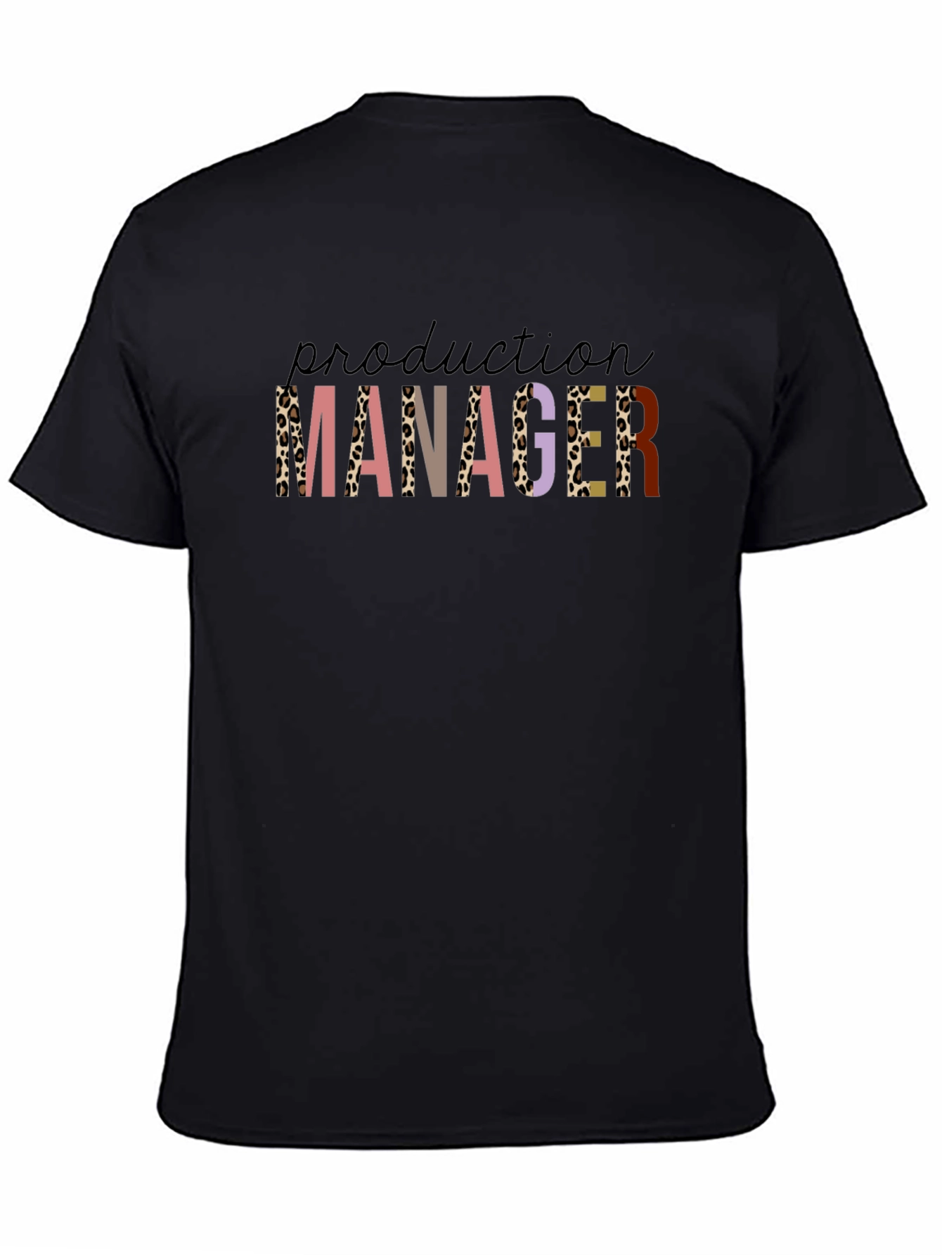 Production Manager Leopard Print T-Shirt