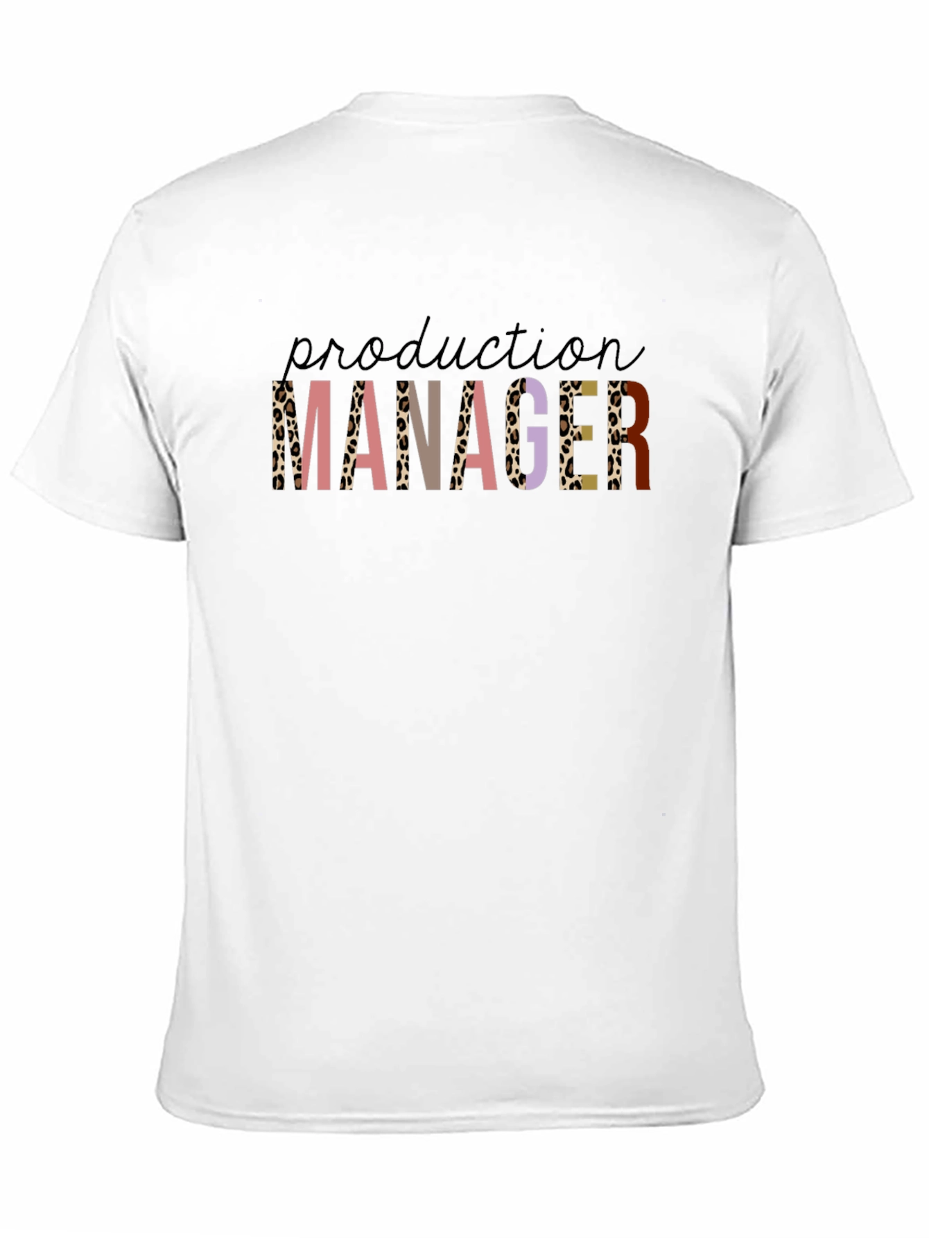 Production Manager Leopard Print T-Shirt