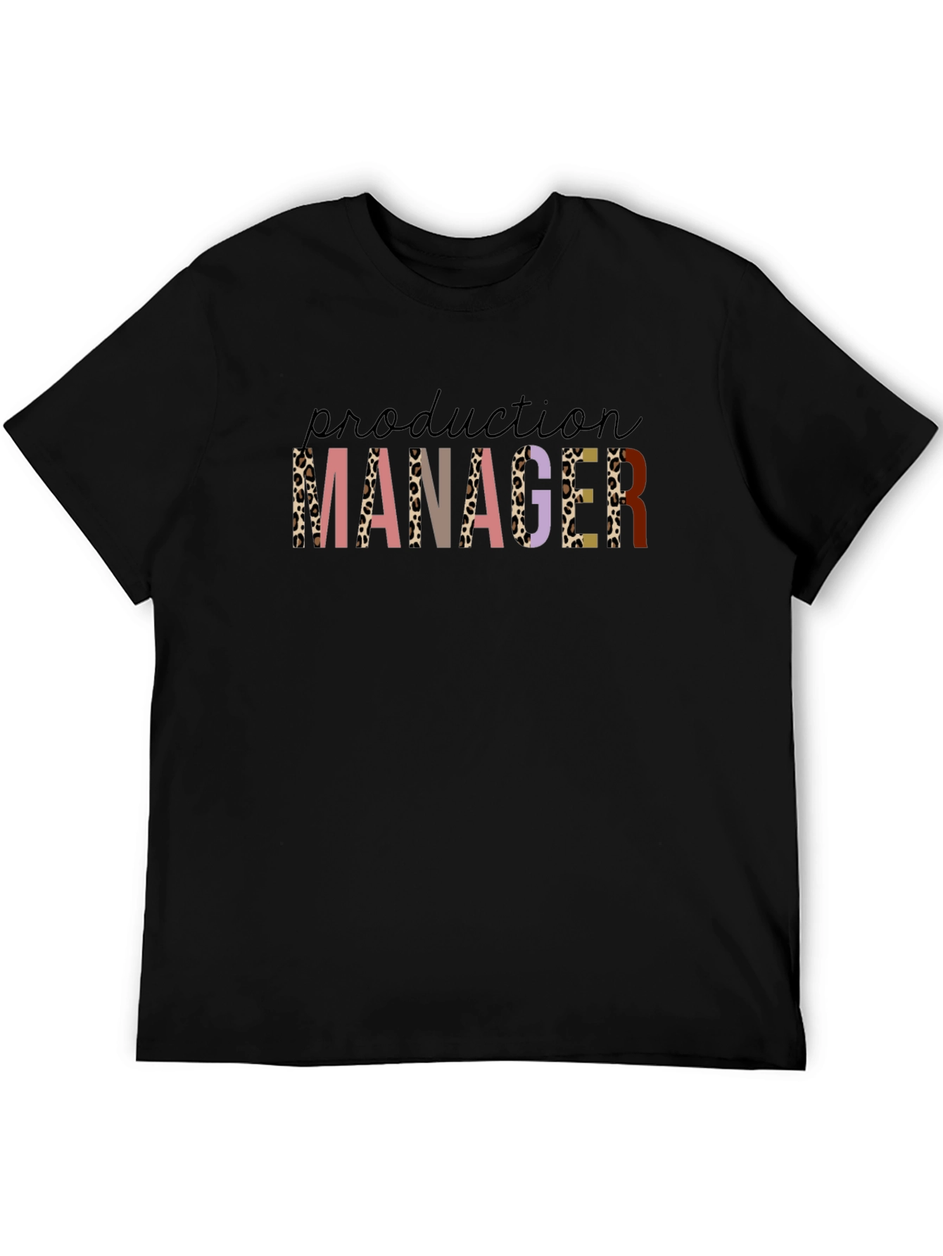 Production Manager Leopard Print T-Shirt