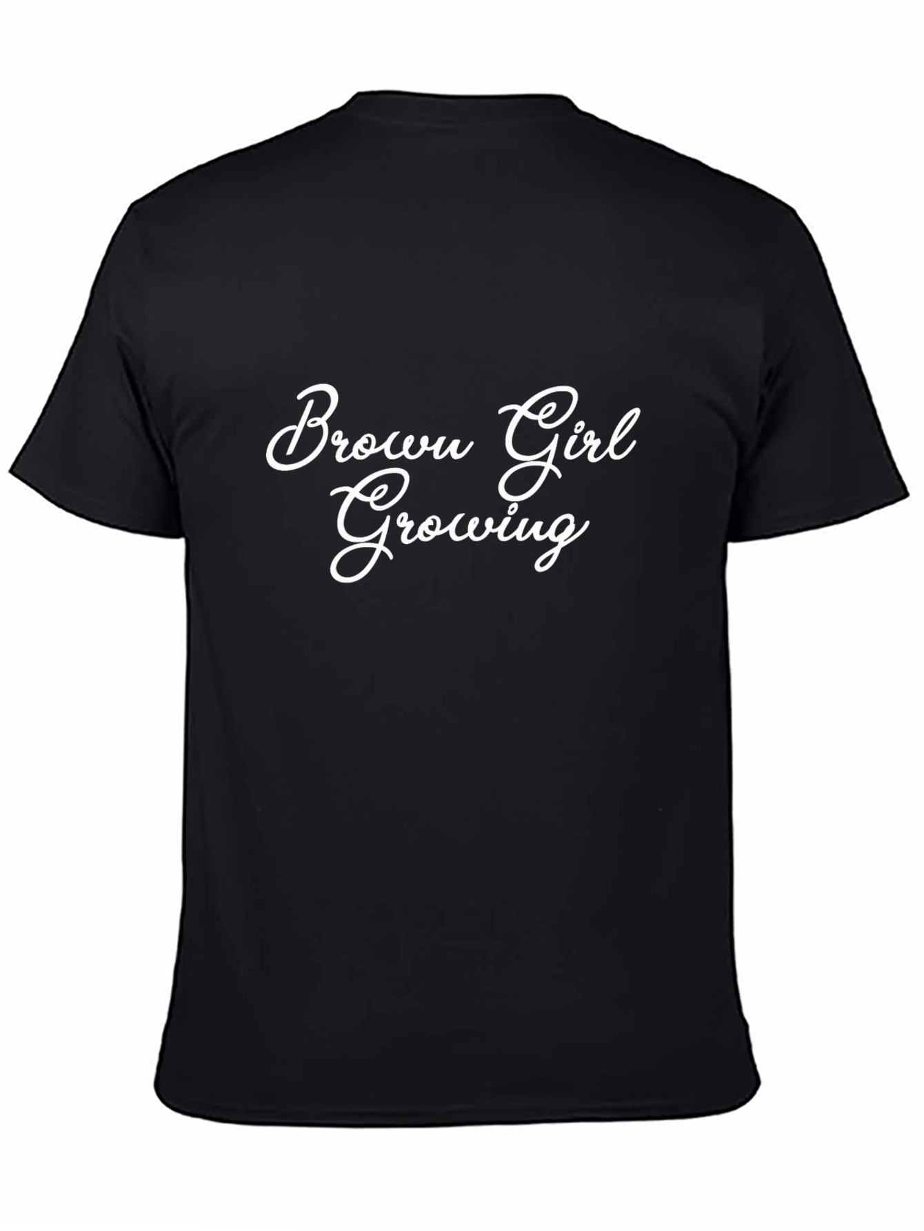 Brown Girl Growing Black T-Shirt