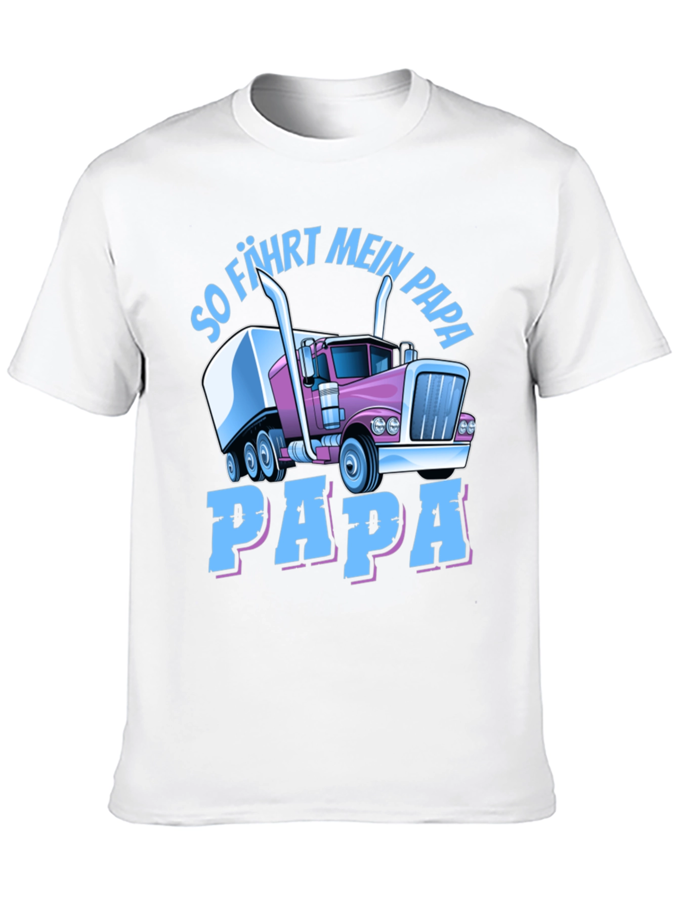 Trucker Dad T-Shirt - So Fahrt Mein Papa