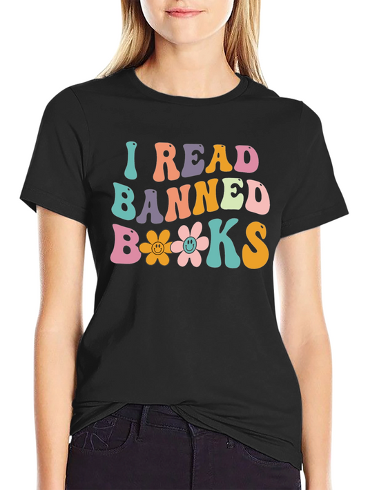 I Read Banned Books Retro Graphic Tee